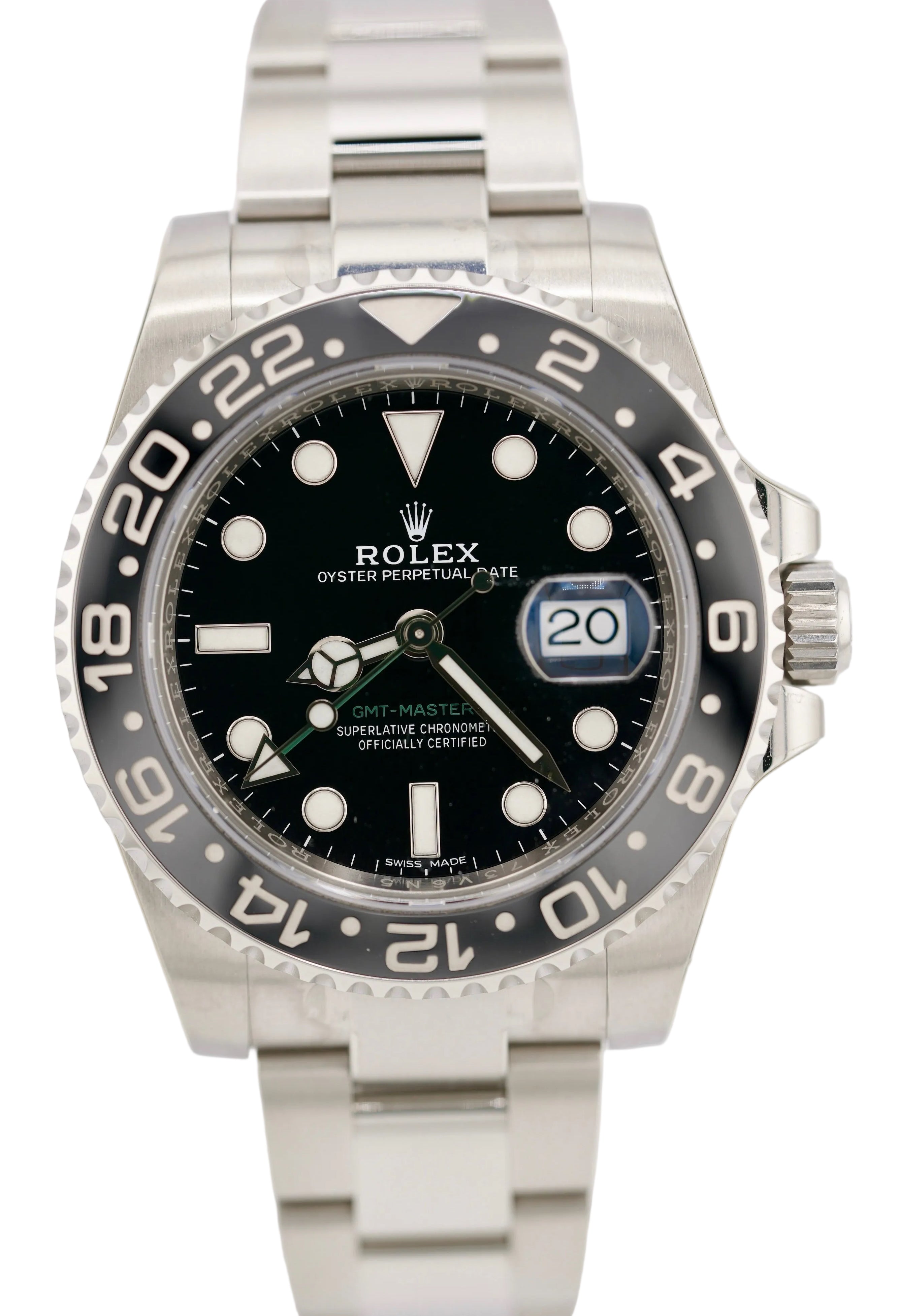 Rolex GMT Master II 116710LN "Green Arrow" (2020 NEW FULL STICKERS - Box & Papers)