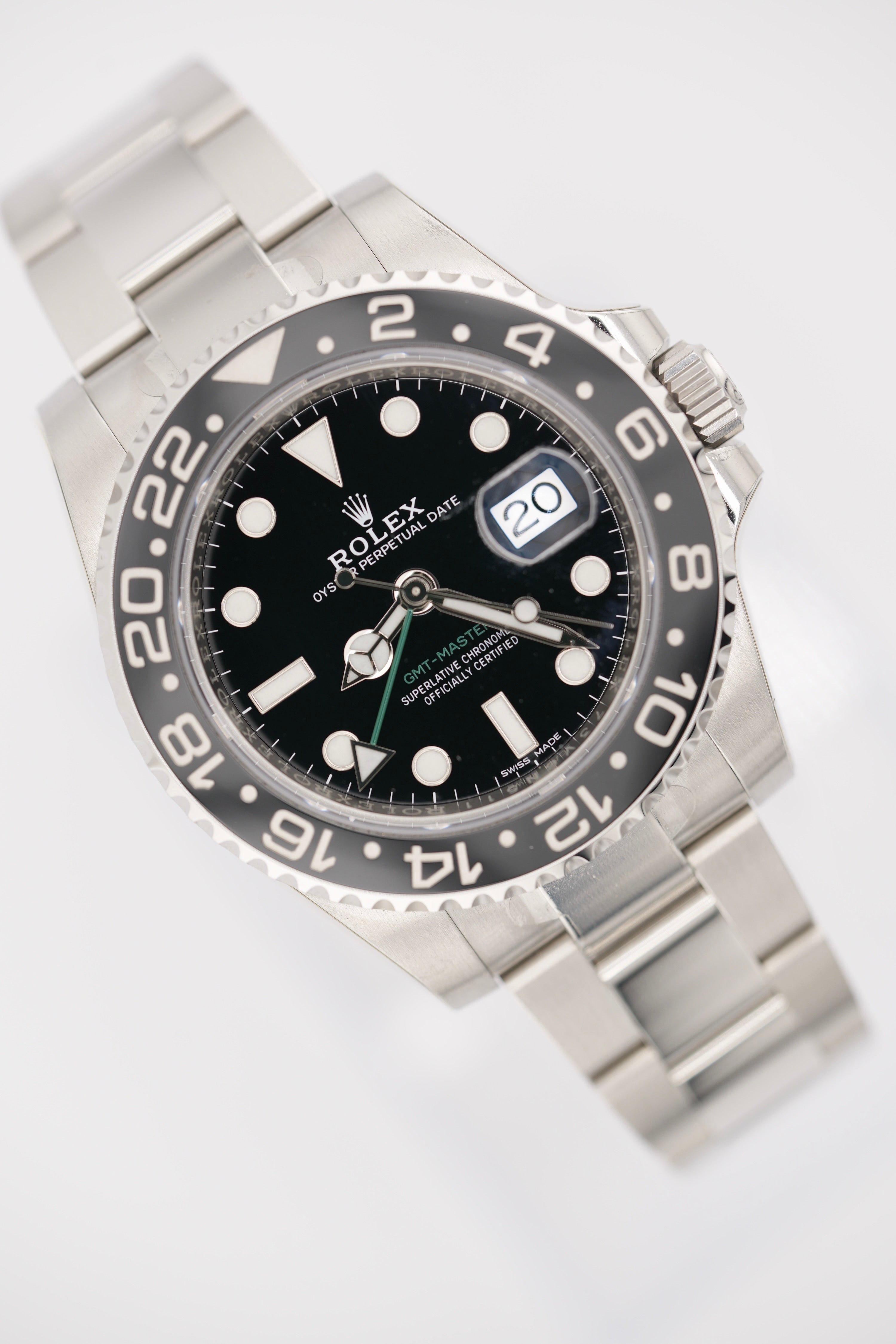 Rolex GMT Master II 116710LN "Green Arrow" (2020 NEW FULL STICKERS - Box & Papers)