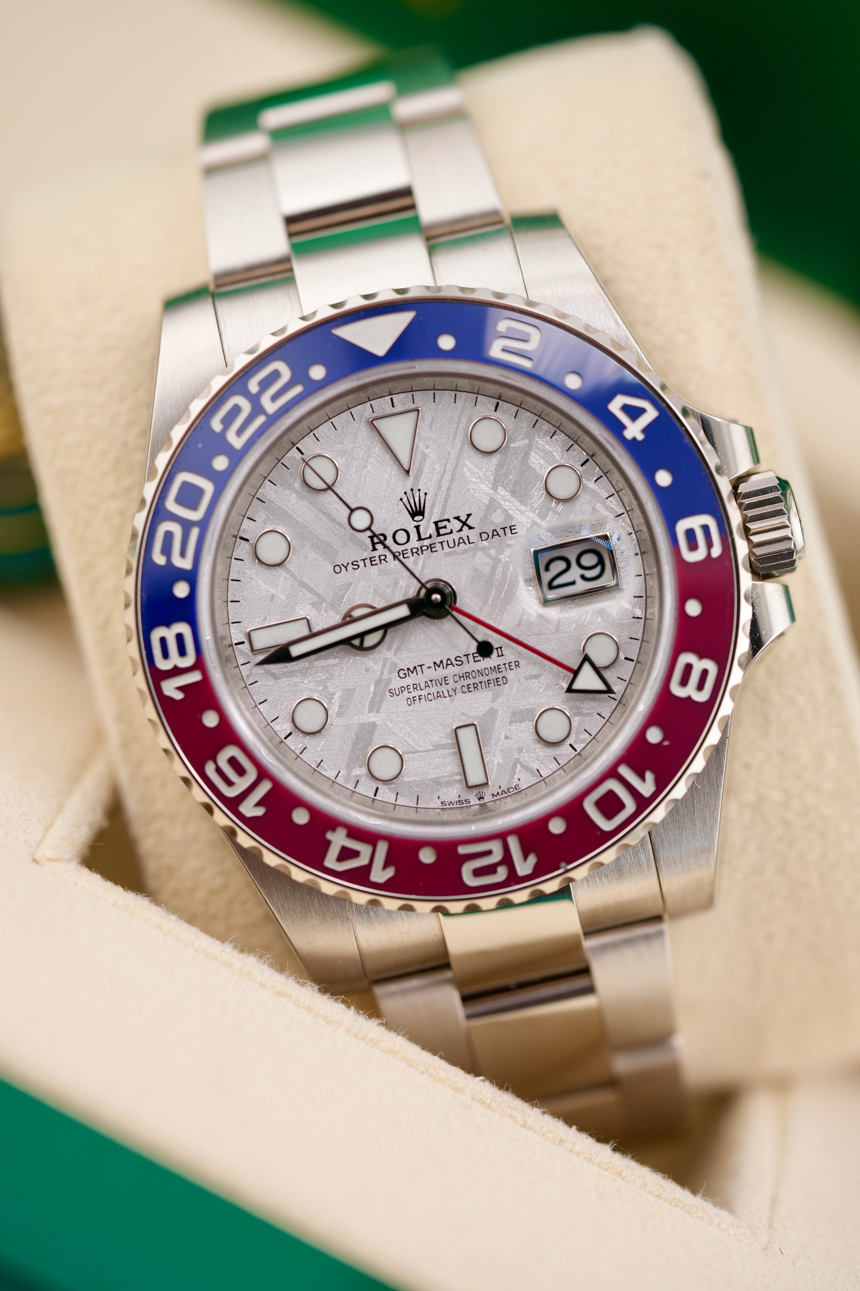 Rolex GMT Master II 126719BLRO "Meteorite" (2023 Box & Papers)