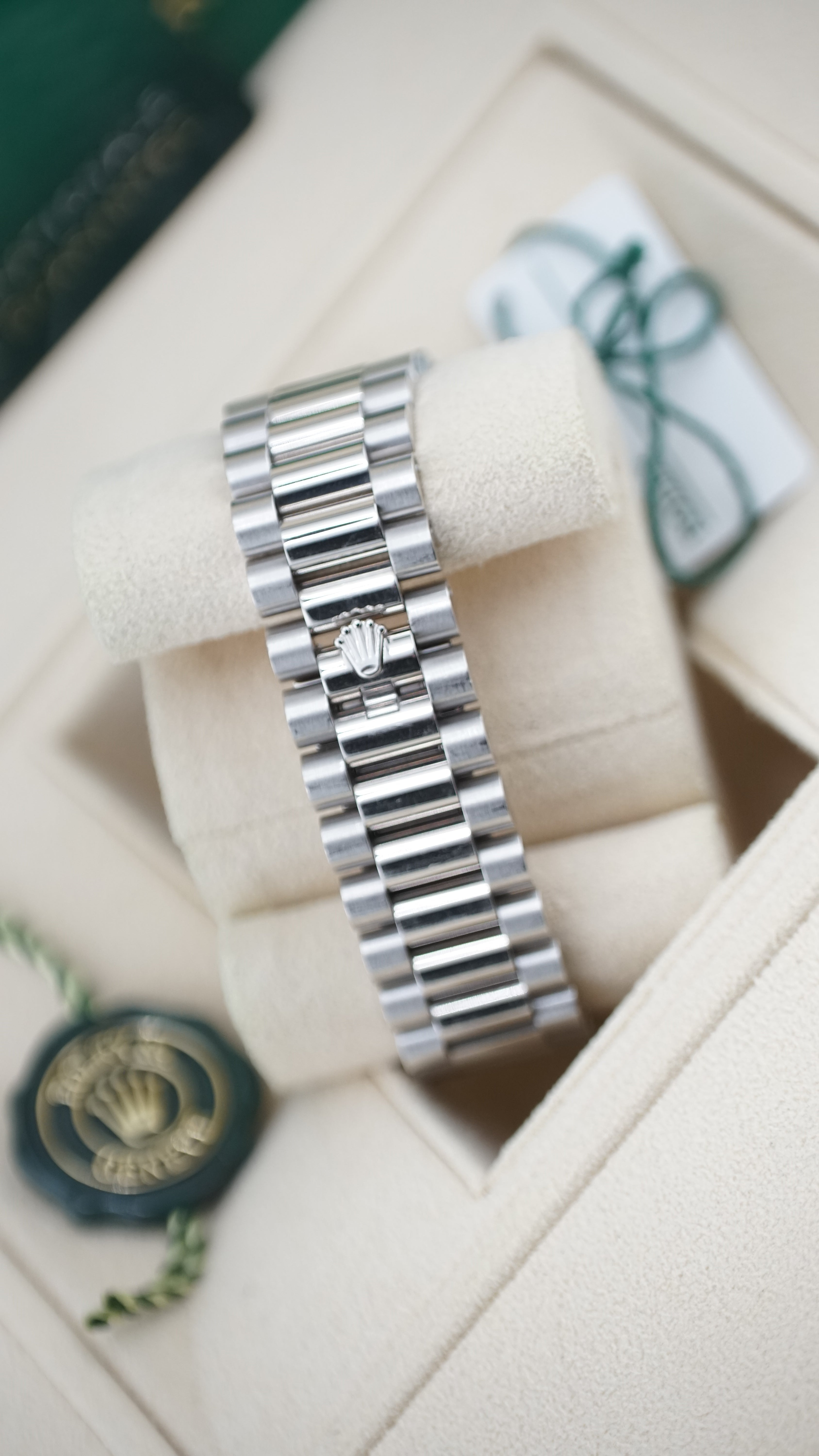 Rolex Daydate 40 228206 "Ice Quadrant Dial" (2021 Box & Papers)