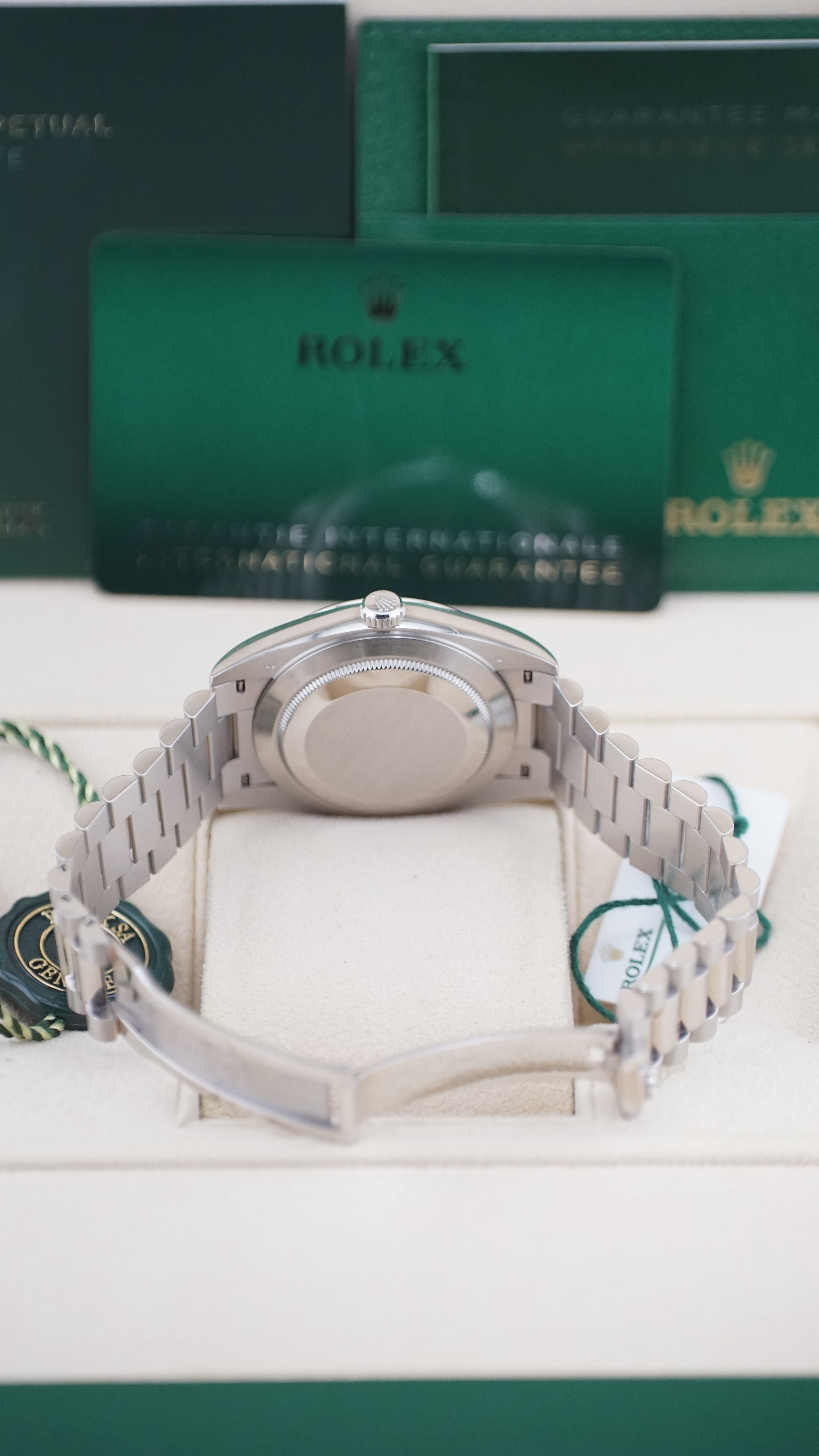 Rolex Daydate 40 228206 "Ice Quadrant Dial" (2021 Box & Papers)