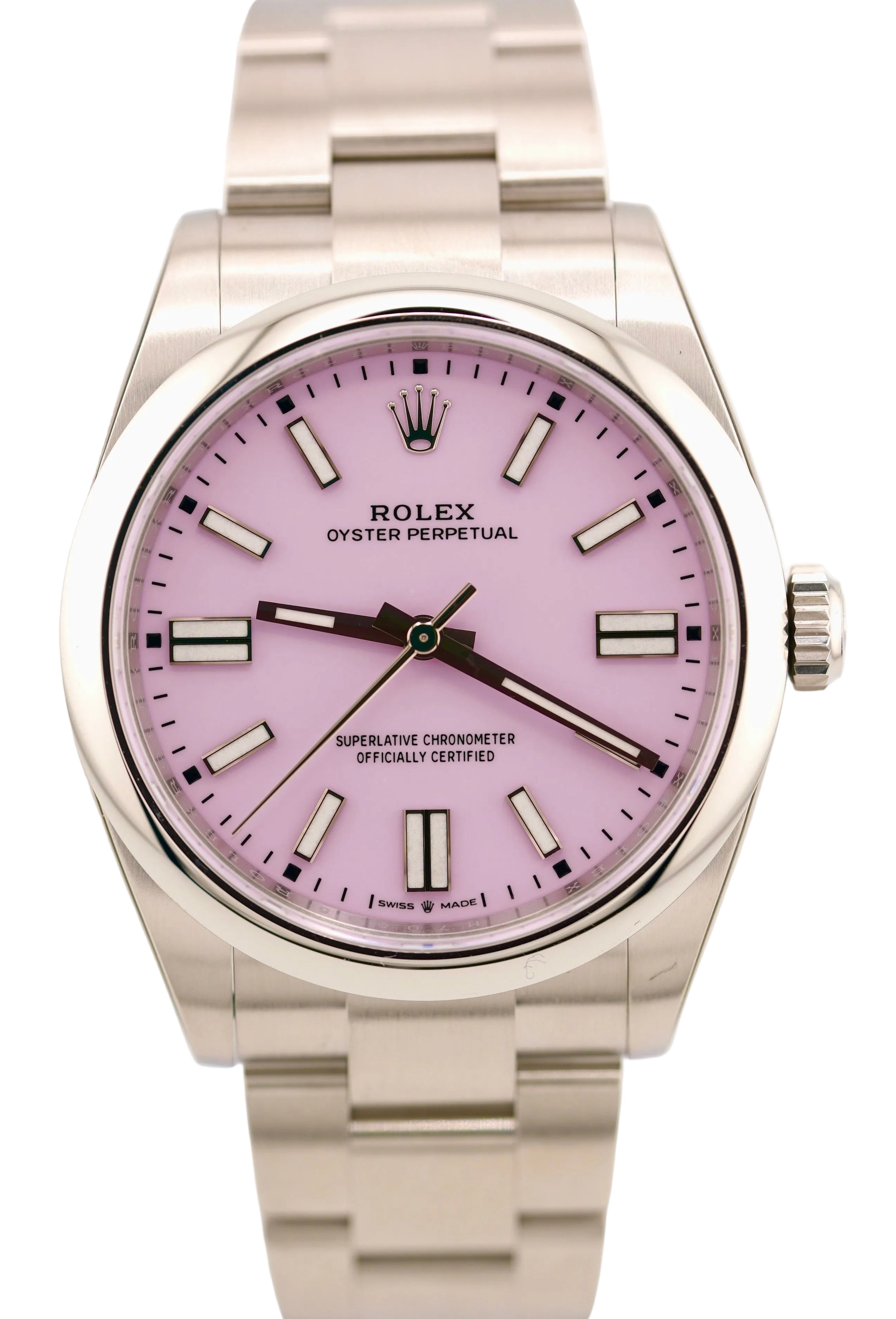 Rolex Oyster Perpetual 134300 "Candy Pink" (2026 Box & Papers)