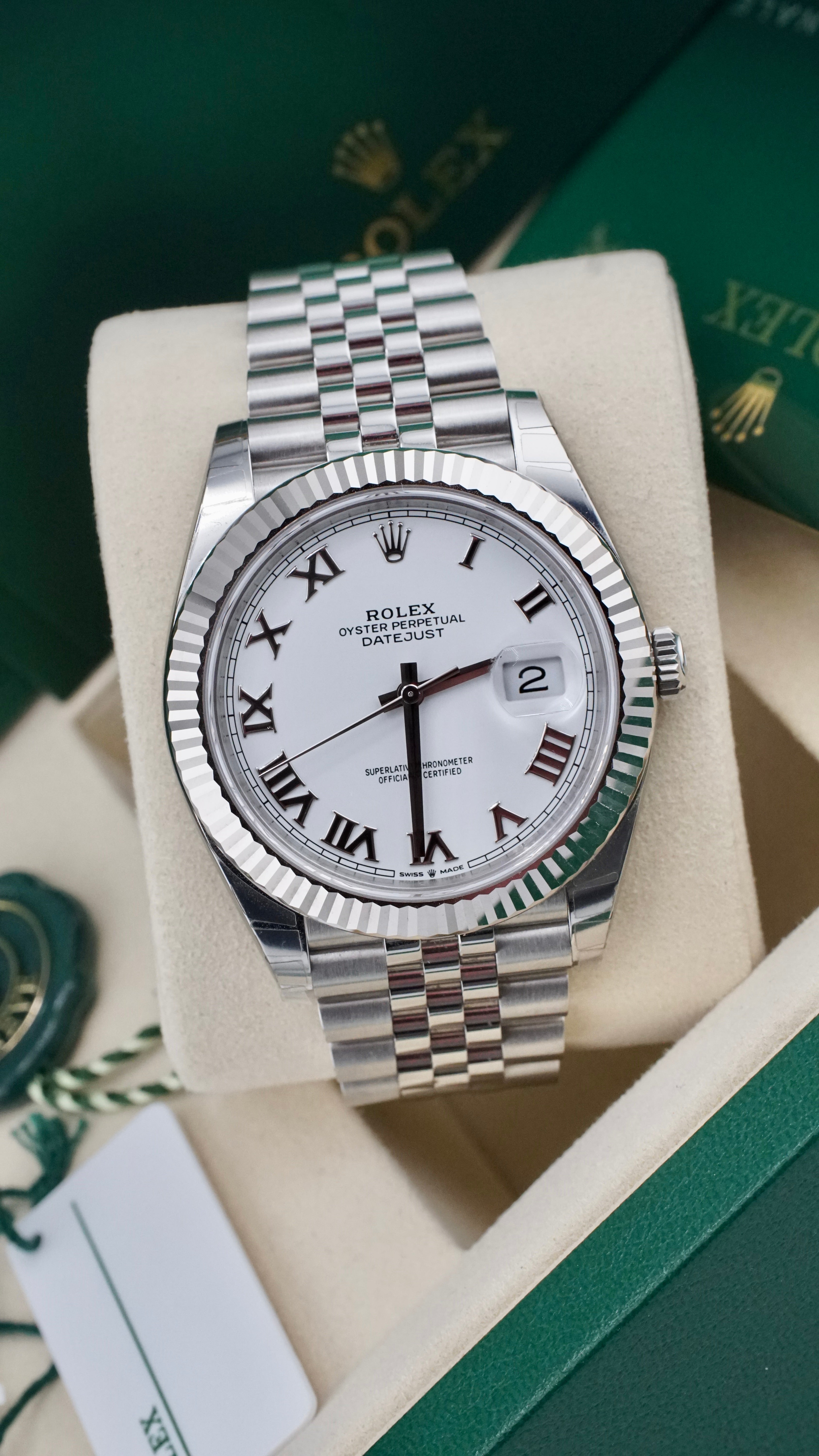 Rolex Datejust 41mm "FULL STICKERS" 126334 (2025 NEW Box & Papers)