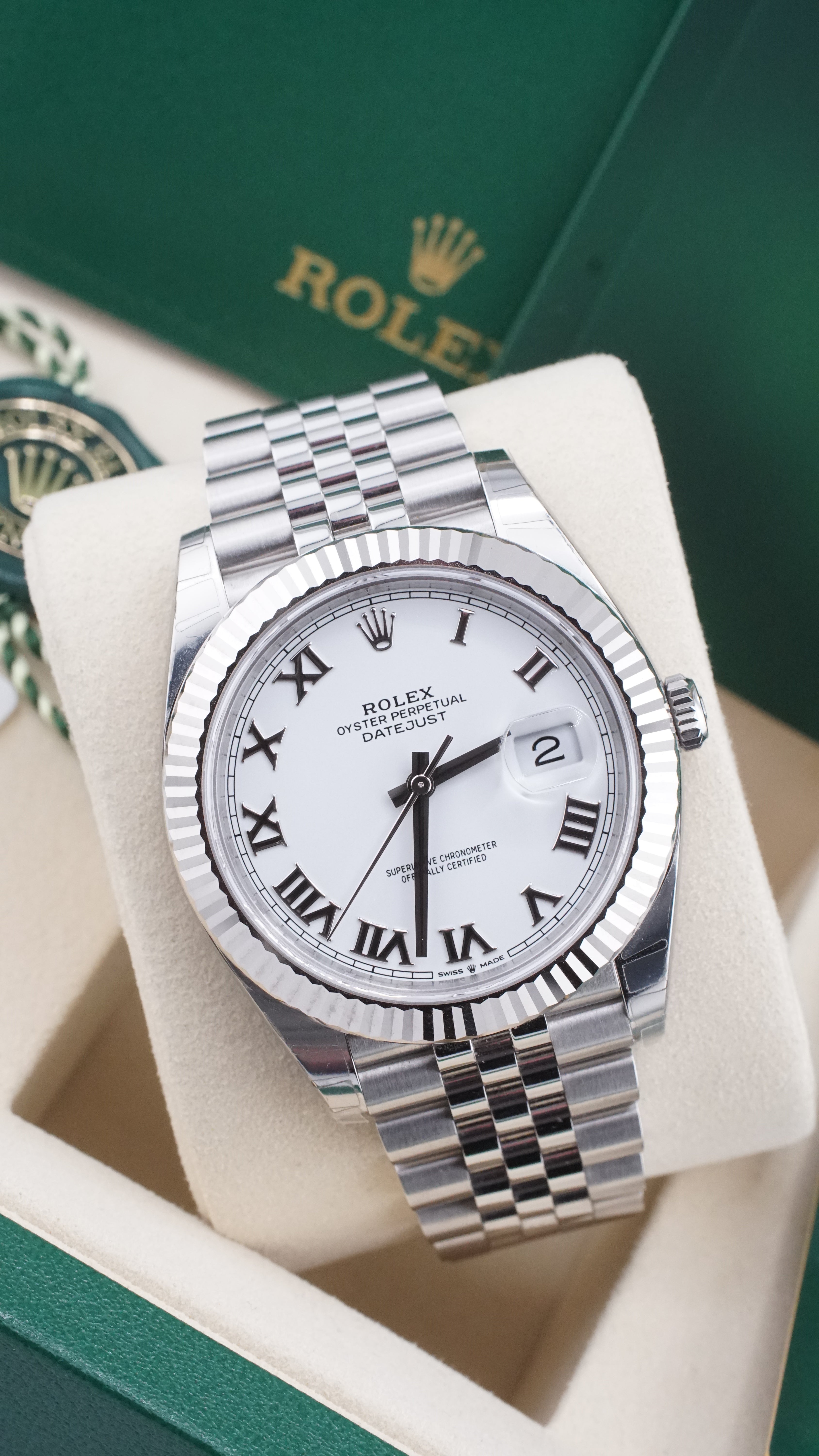 Rolex Datejust 41mm "FULL STICKERS" 126334 (2025 NEW Box & Papers)