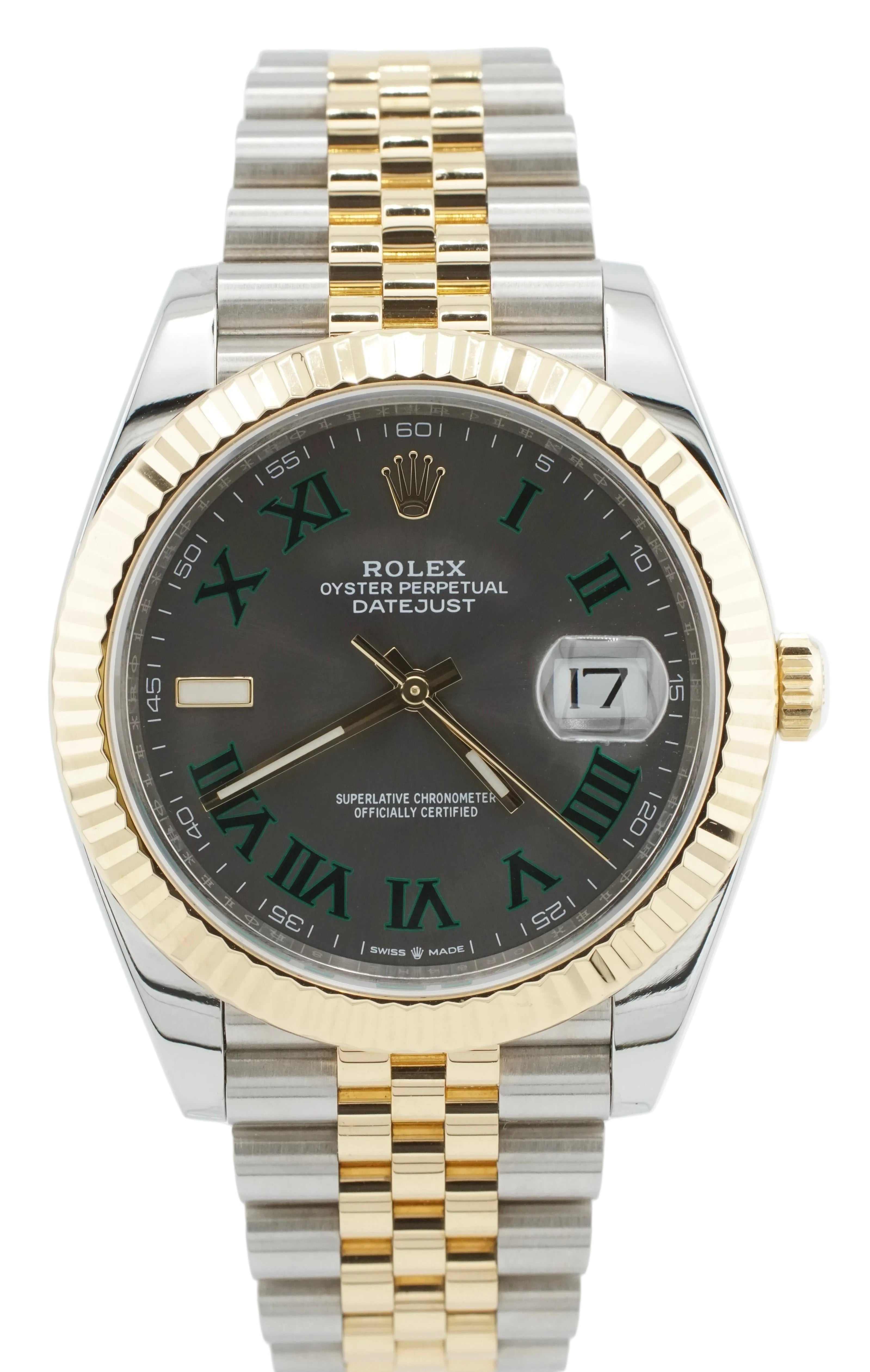 Rolex Datejust 41mm "Wimbledon" 126333 (2020 Box & Papers)
