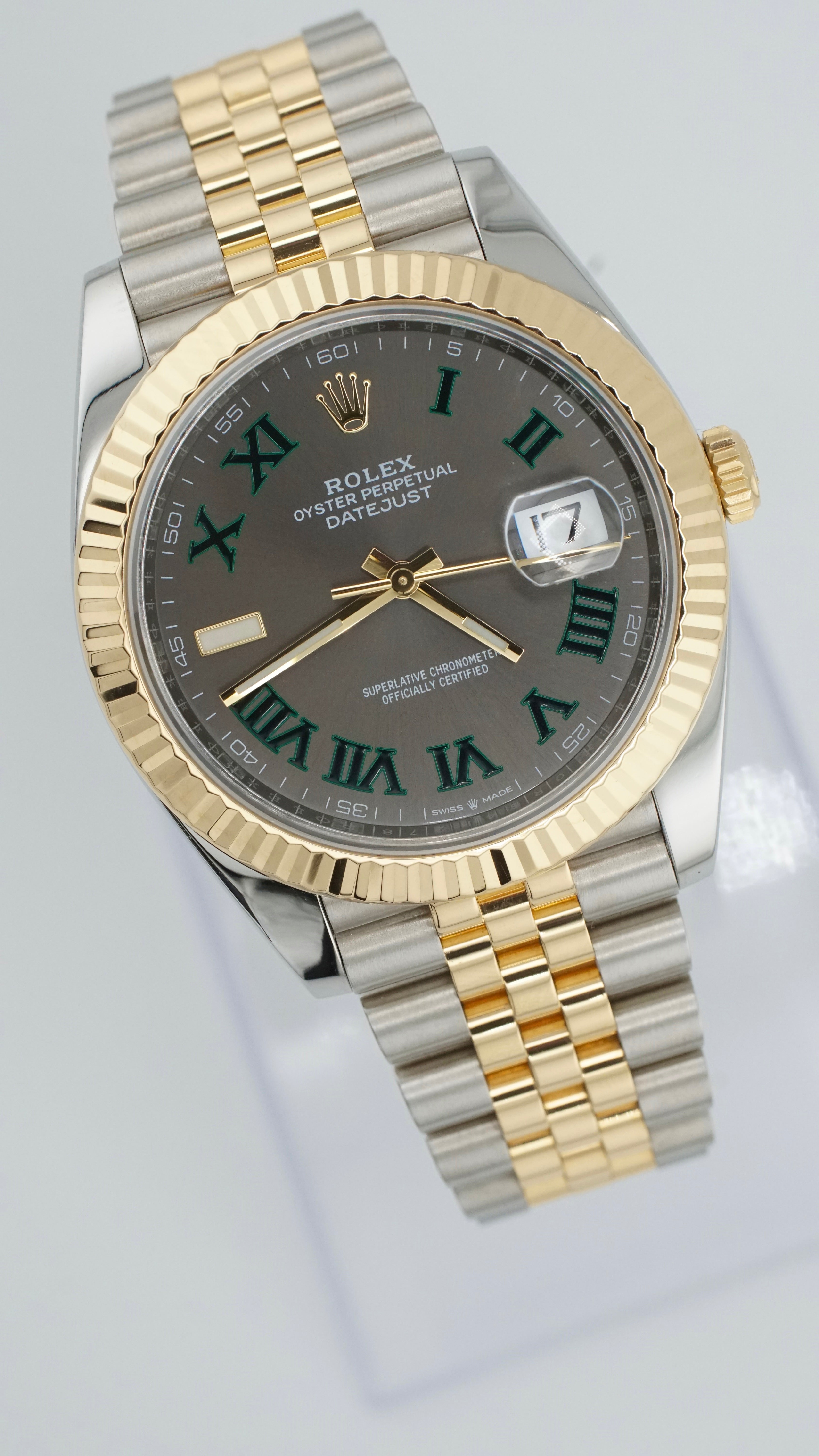 Rolex Datejust 41mm "Wimbledon" 126333 (2020 Box & Papers)