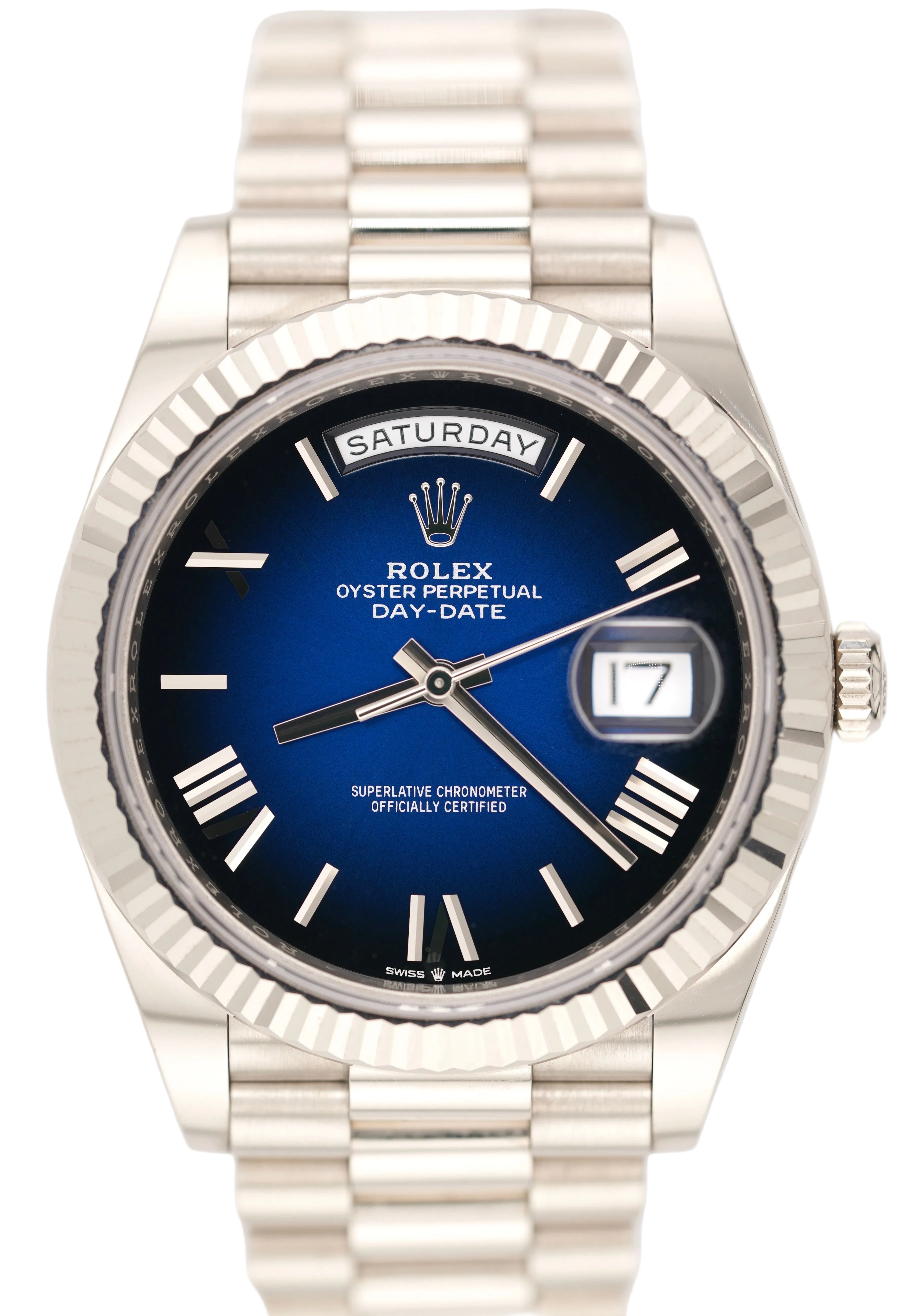 Rolex Day-date 40 228239 "Blue Ombre" (2025 Box & Papers)