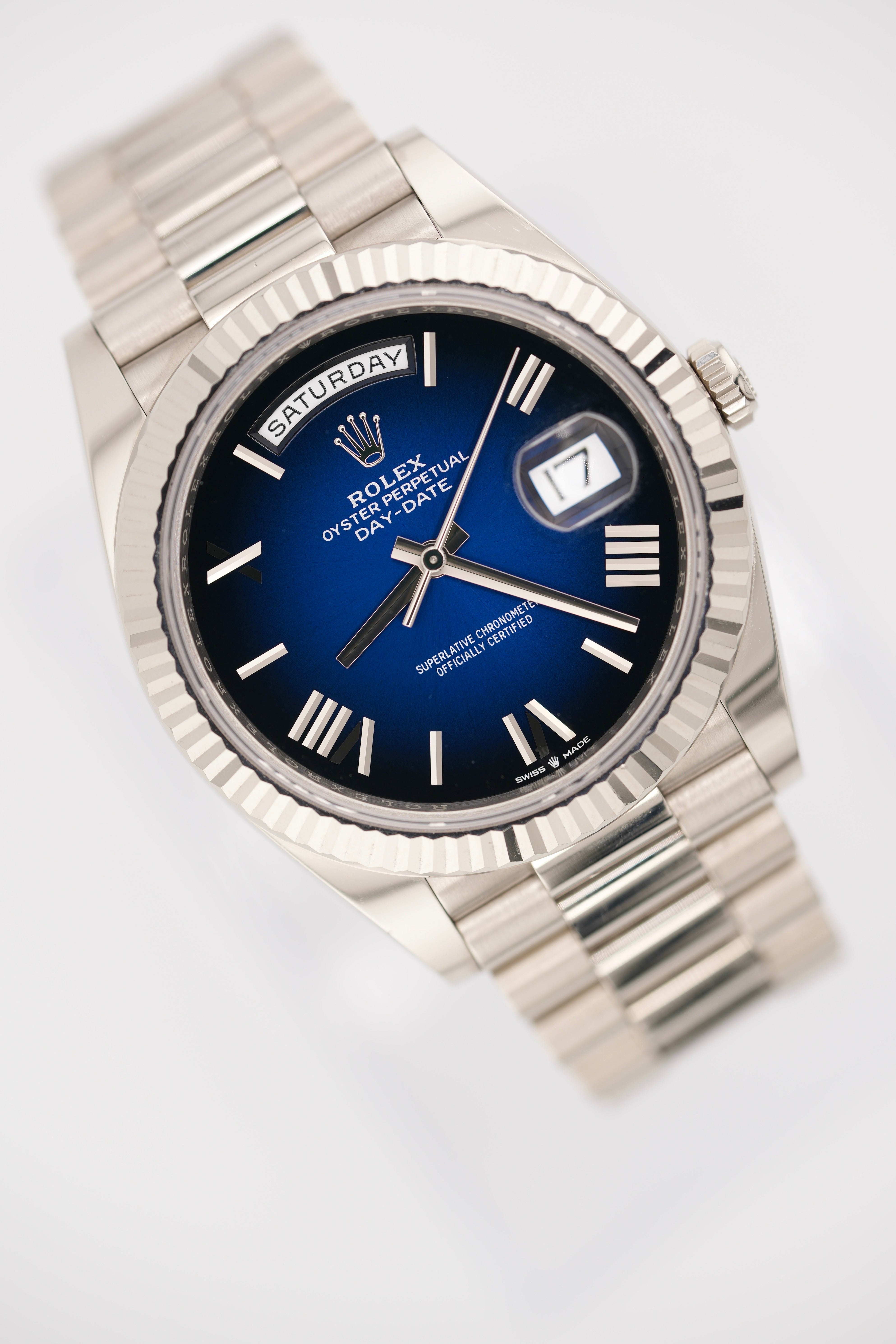 Rolex Day-date 40 228239 "Blue Ombre" (2025 Box & Papers)