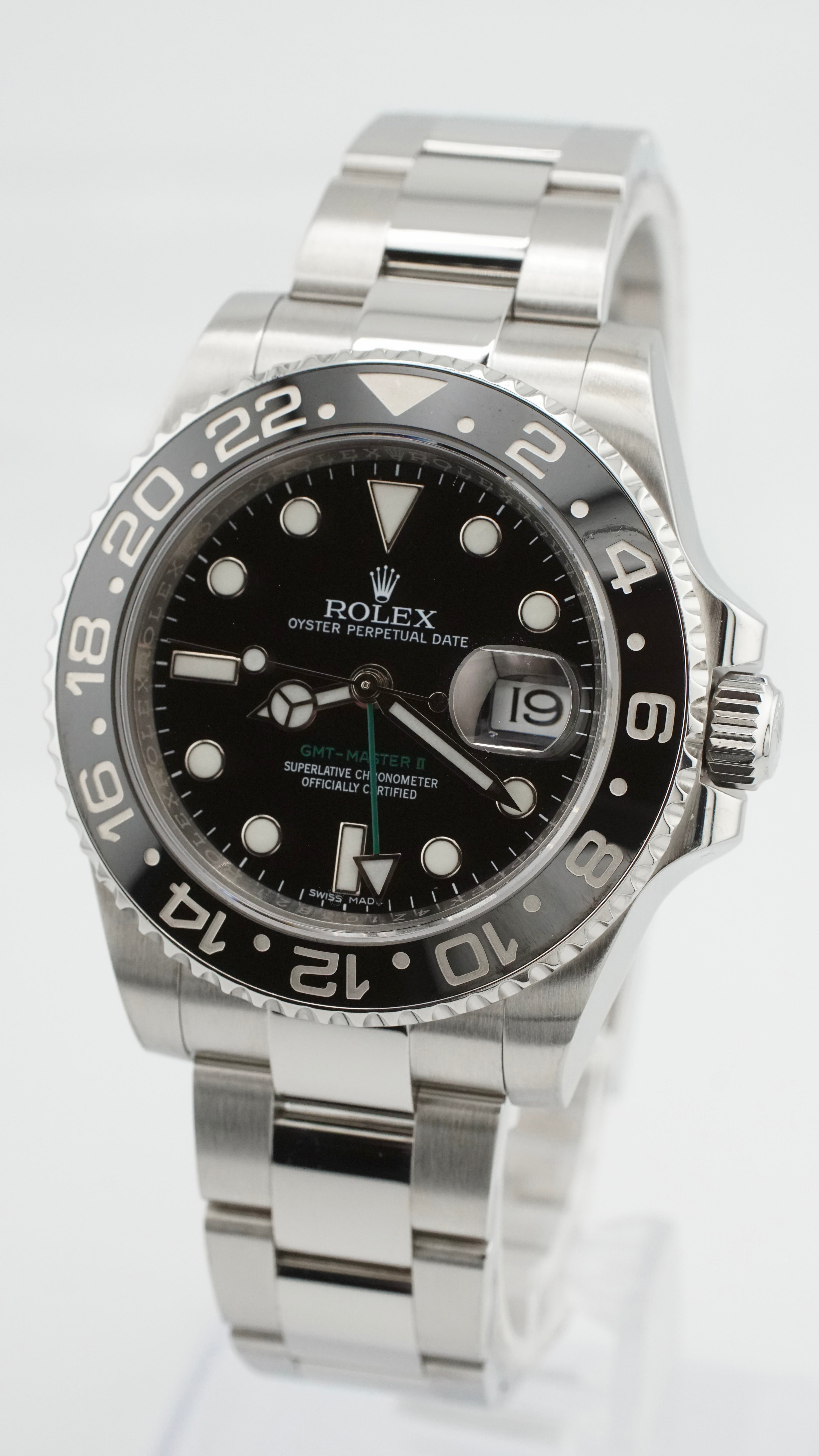 Rolex GMT Master "Green Arrow" 116710LN (2017 Box & Papers)