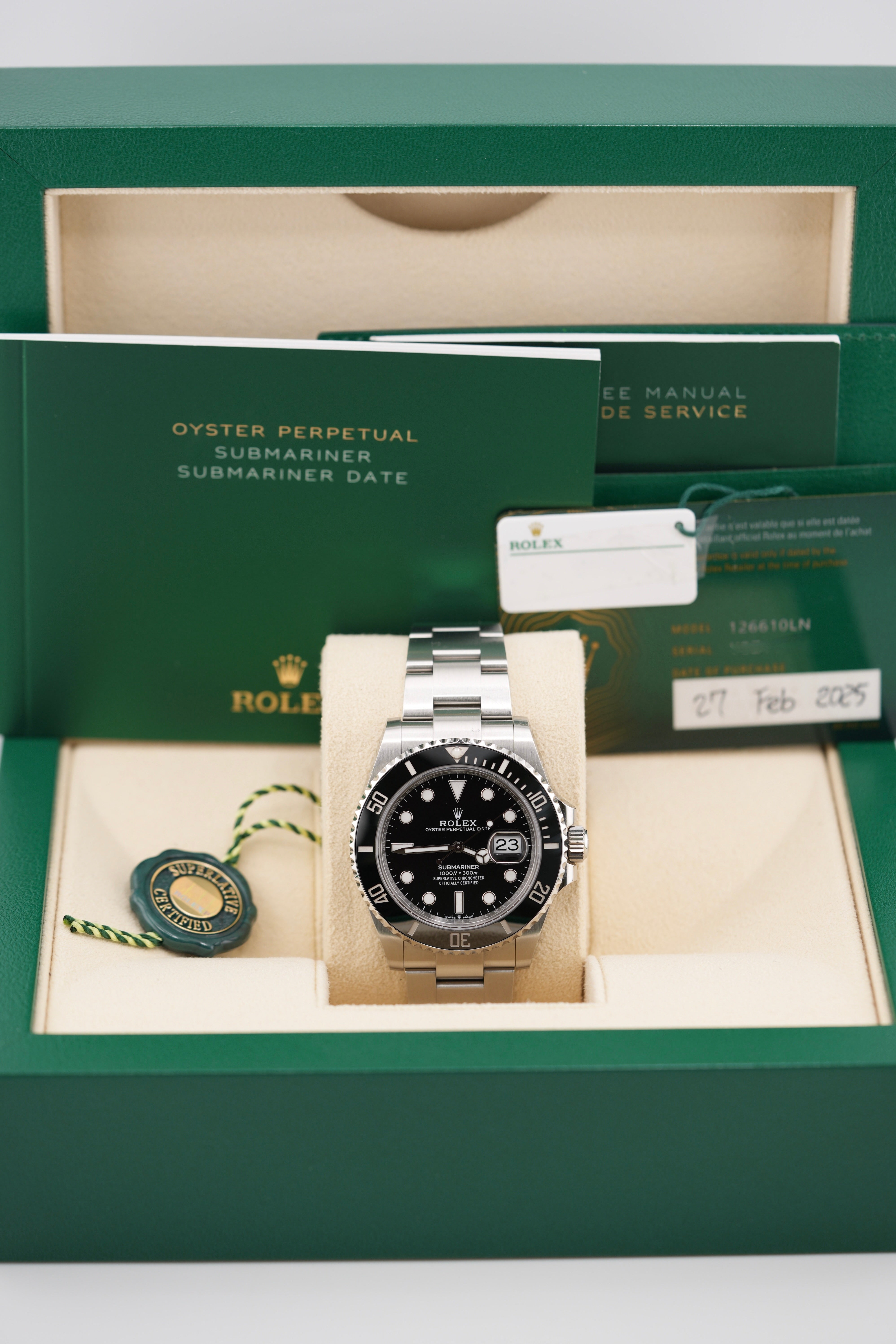 Rolex Submariner 41MM 126610LN (2025 Box & Papers)