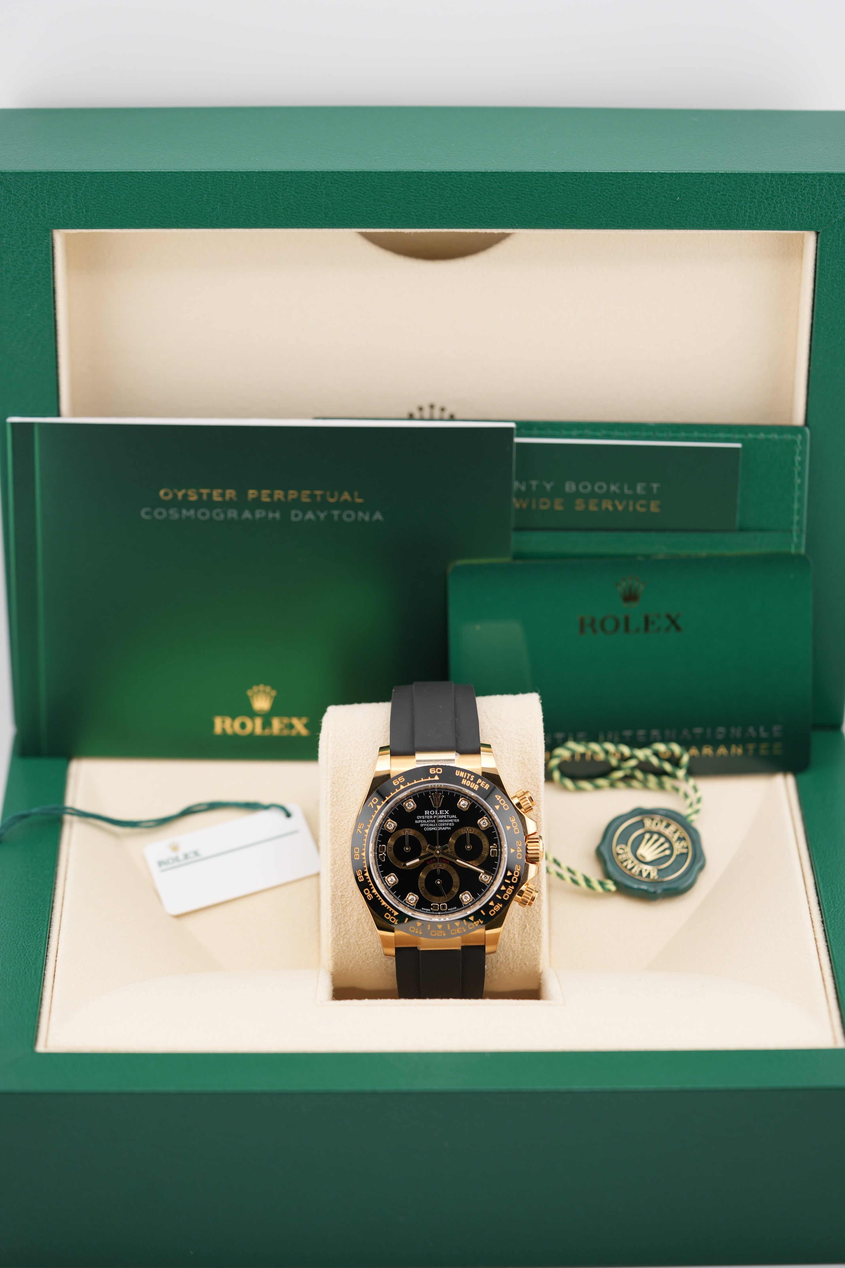 Rolex Daytona 116518LN Black Diamond Dial (2022 Box & Papers)
