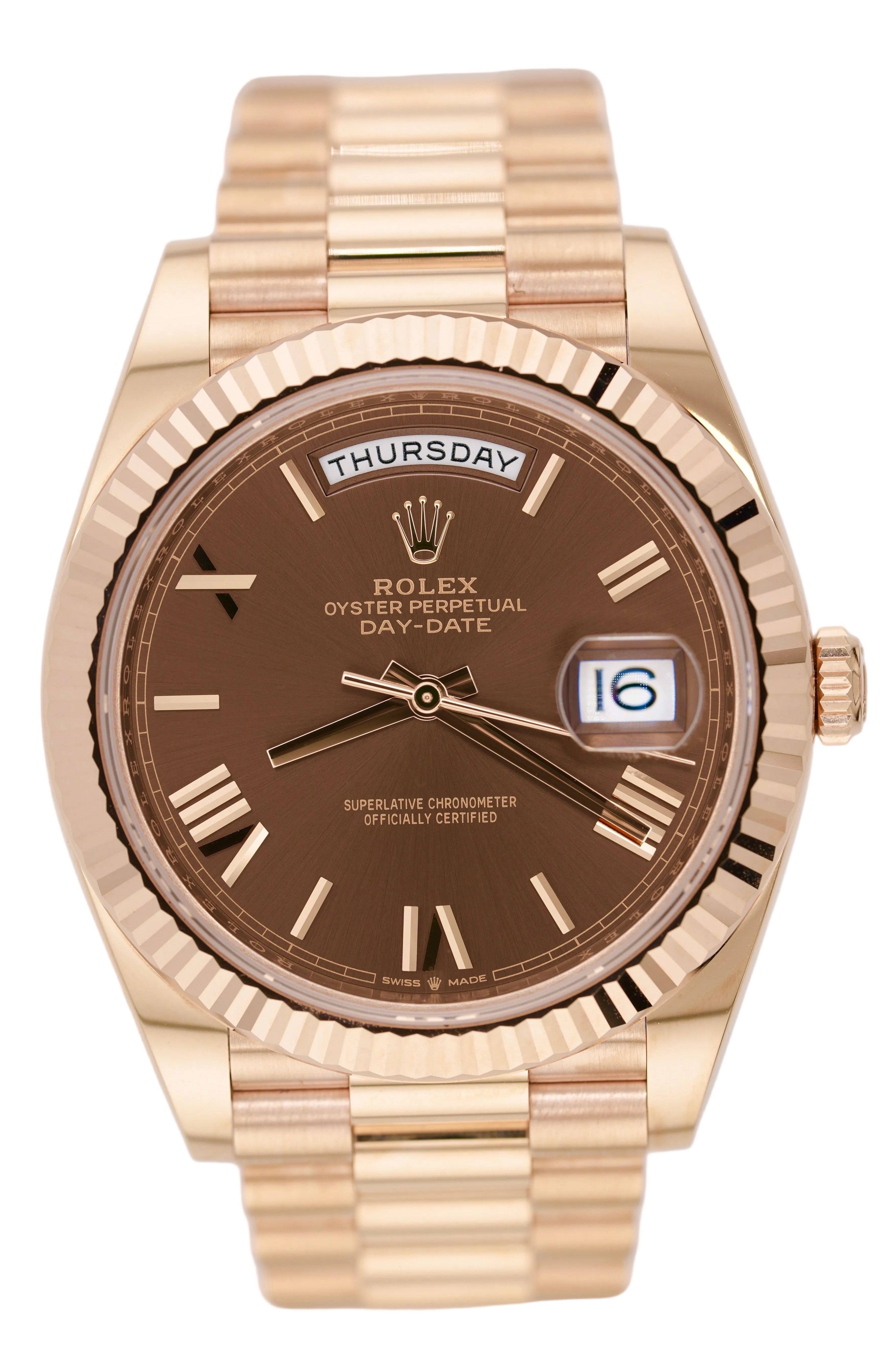 Rolex Day-date 40MM 228235 "Chocolate" (2022 Box & Papers)