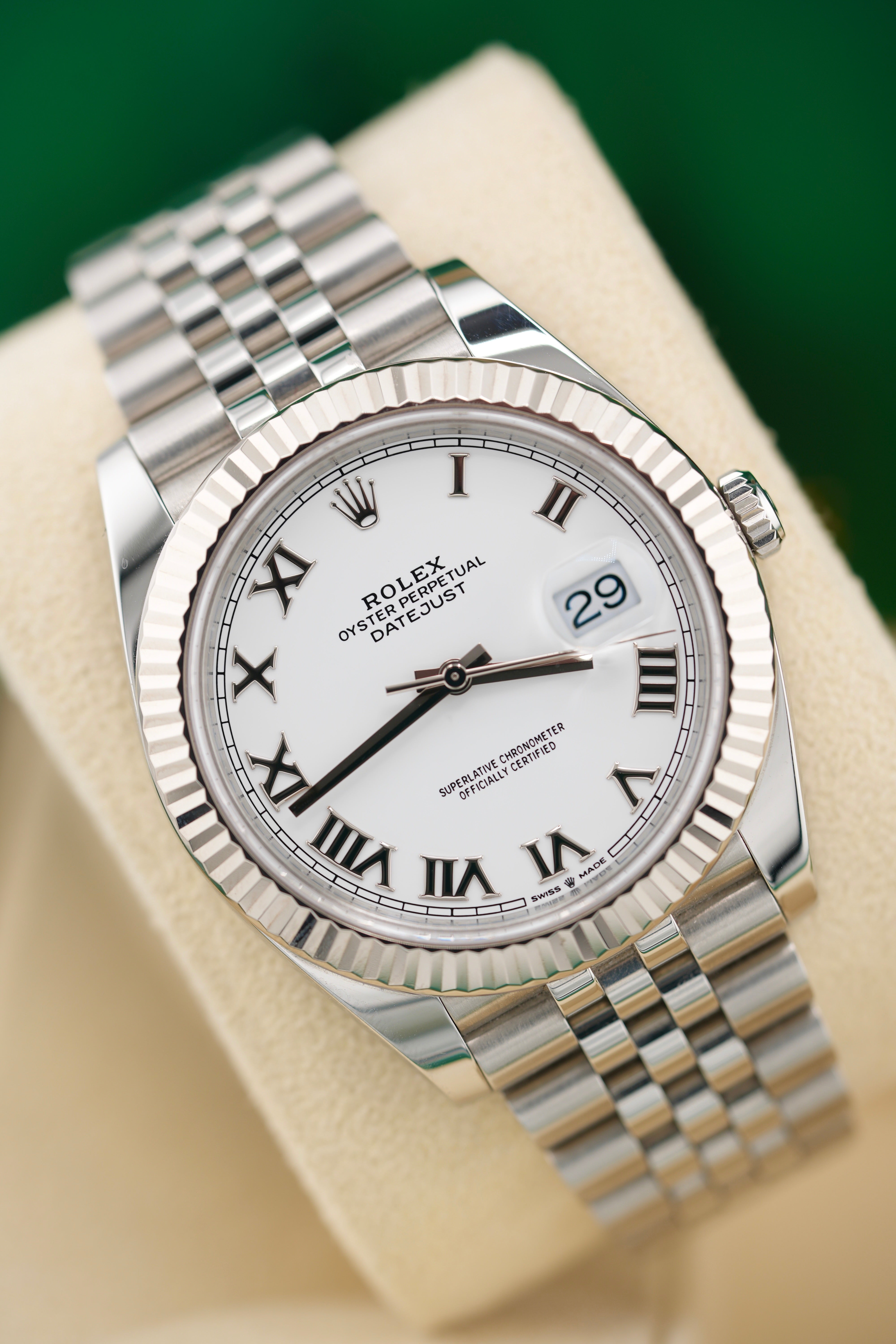 Rolex Datejust 41MM 126334 "White Roman" (2022 Box & Papers)