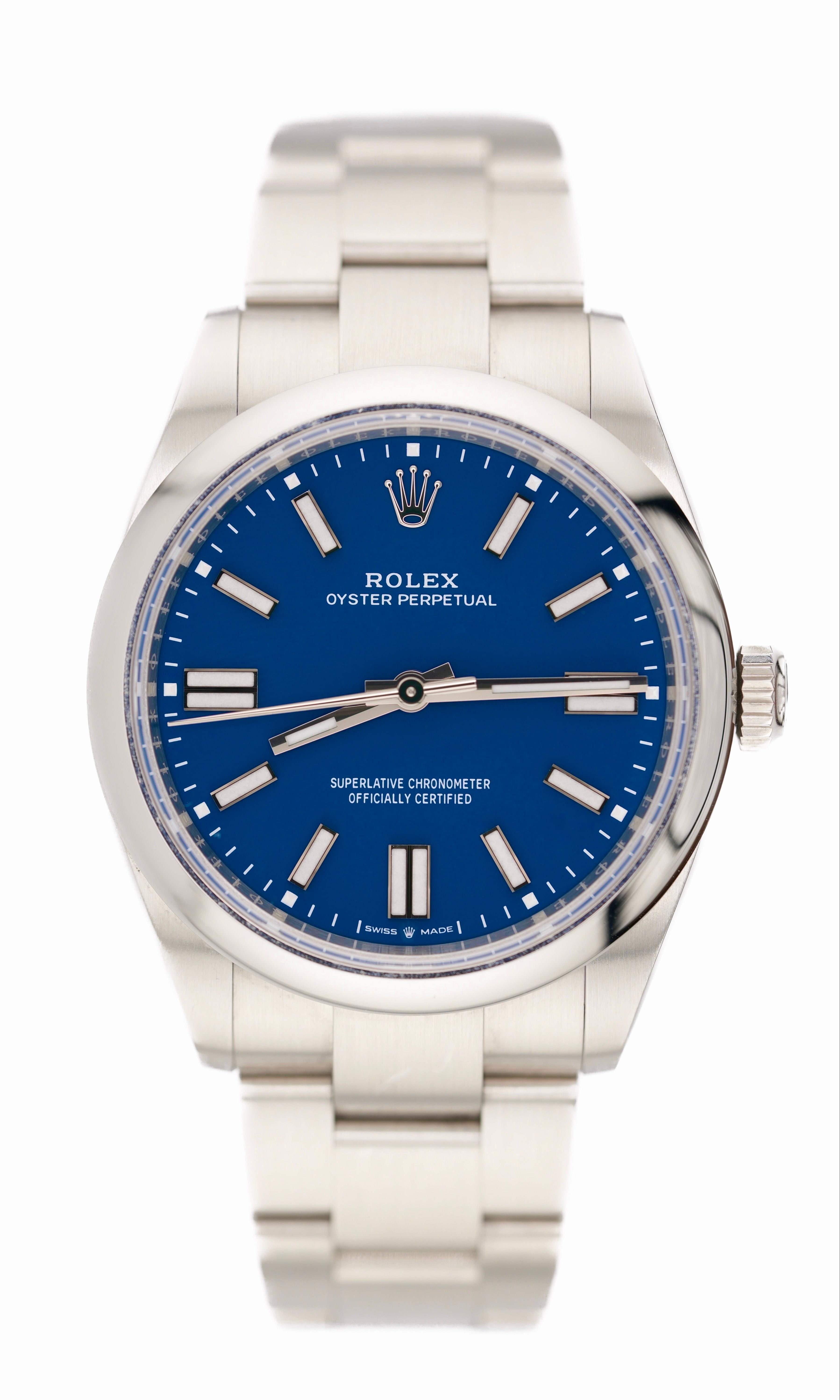 Rolex Oyster Perpetual 41MM "Matte Blue" (2026 UNWORN Box & Papers)