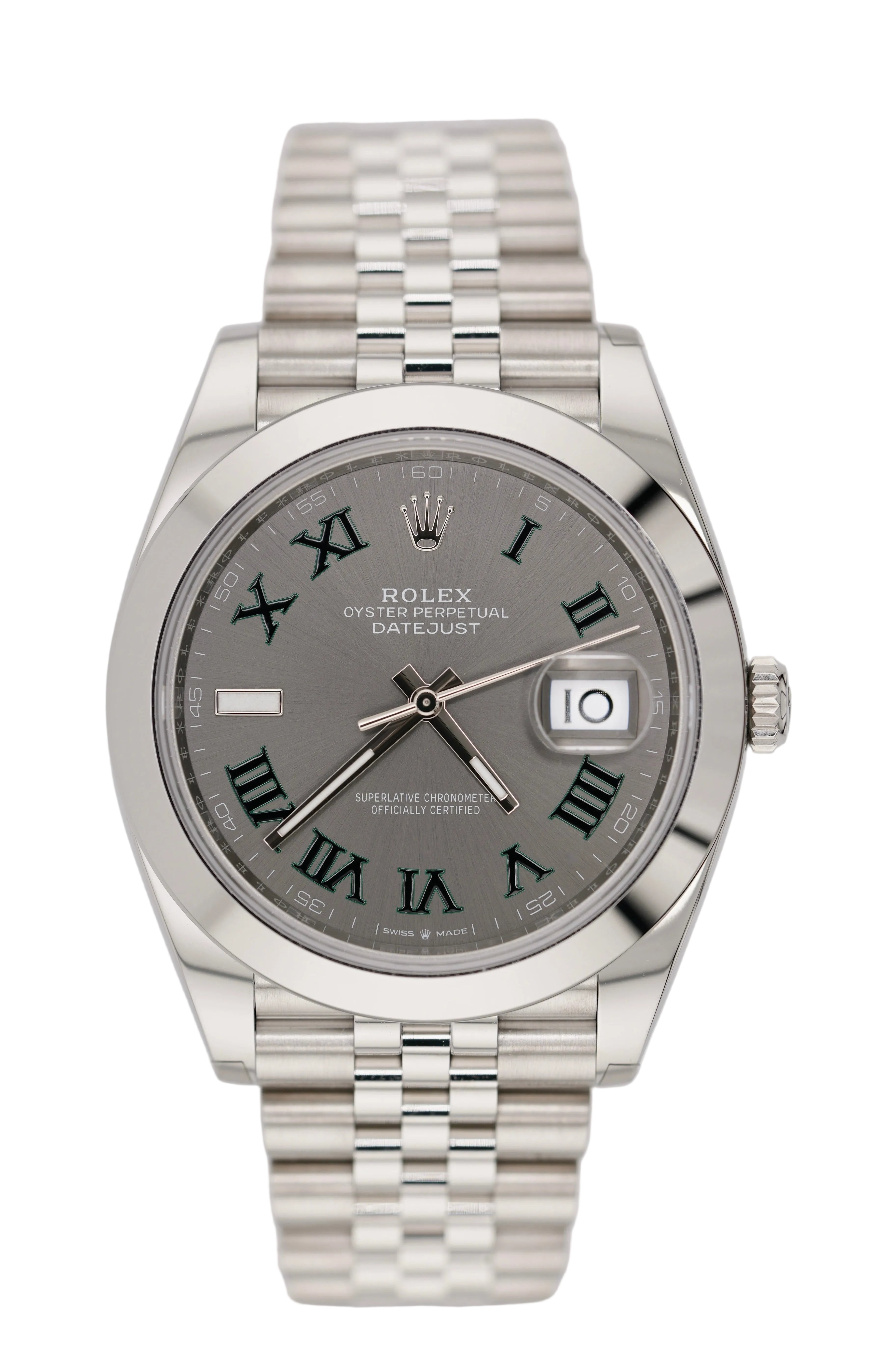 Rolex Datejust 41mm 126300 "Wimbeldon" (2026 UNWORN Box & Papers)