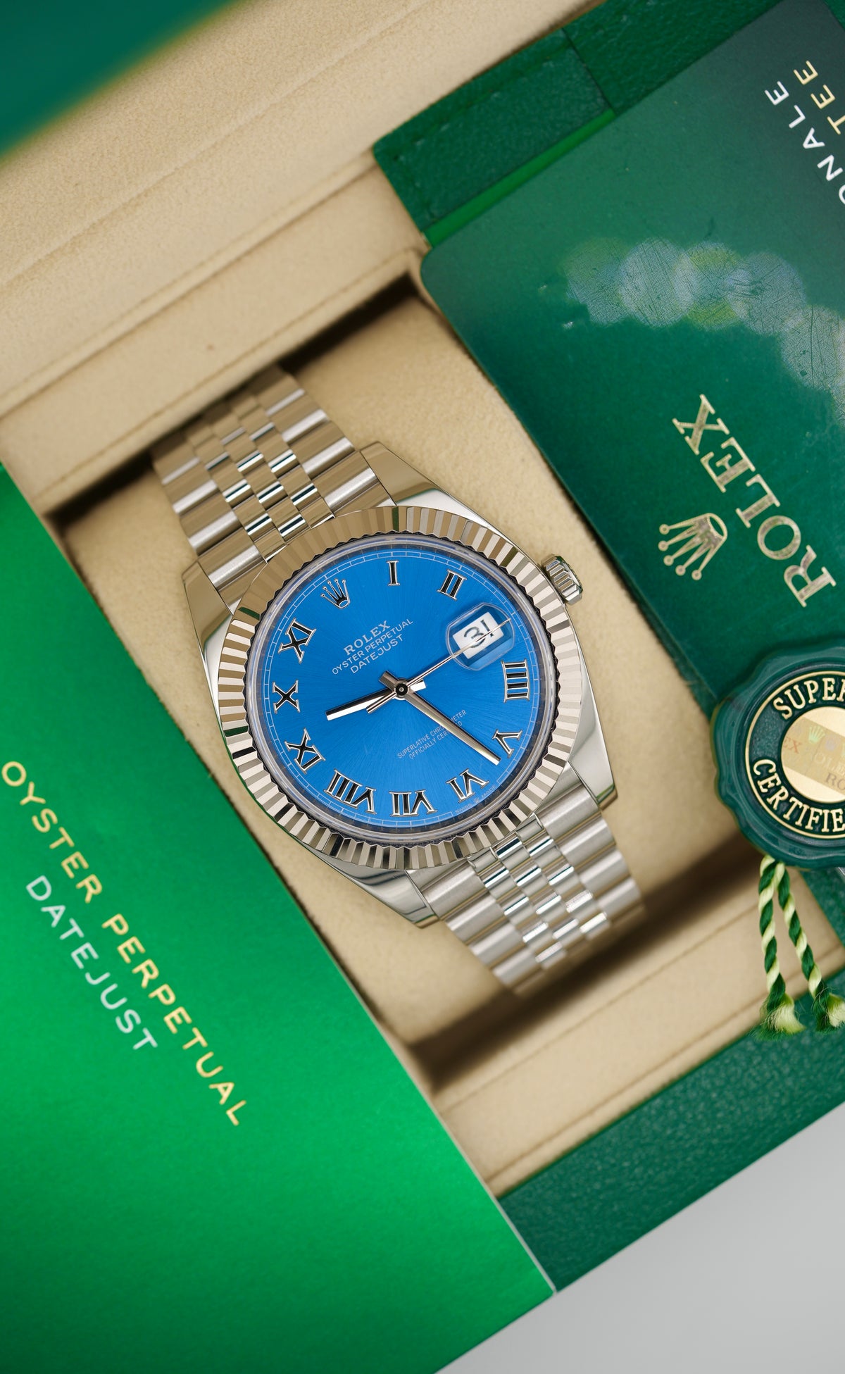 Rolex Datejust 41MM 126334 "Azzuro Blue" (2024 Box & Papers)