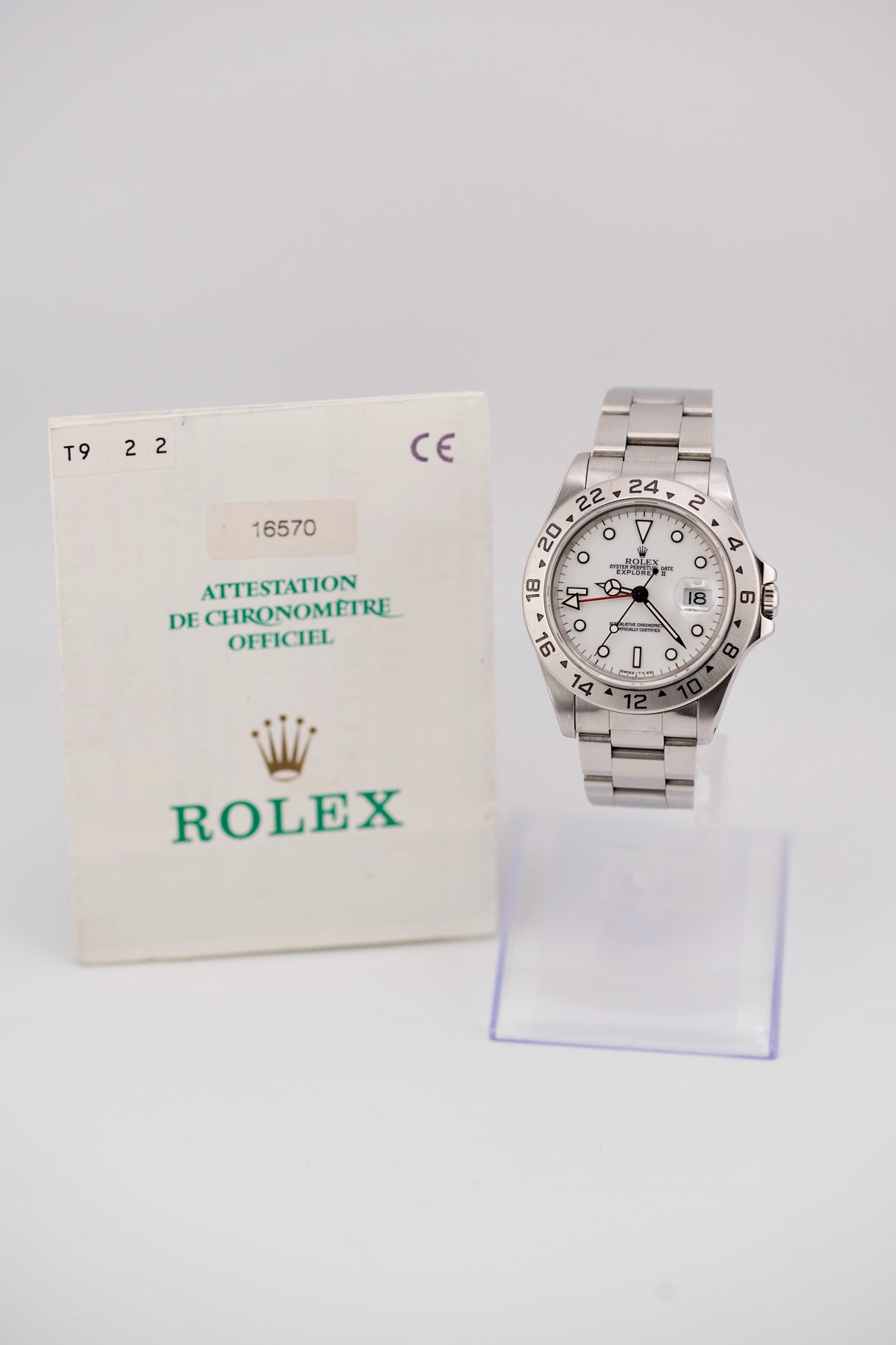Rolex Explorer II 16570 "Polar" (1997 Papers)