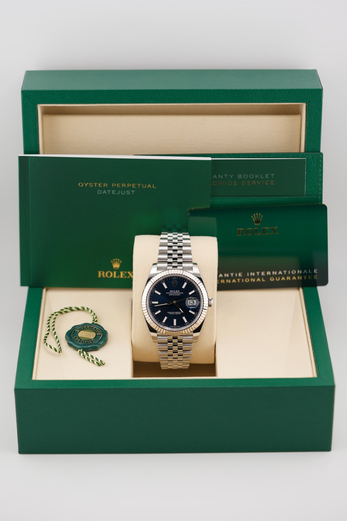 Rolex Datejust 41MM 126334 "Blue Stick" (2026 Box & Papers)