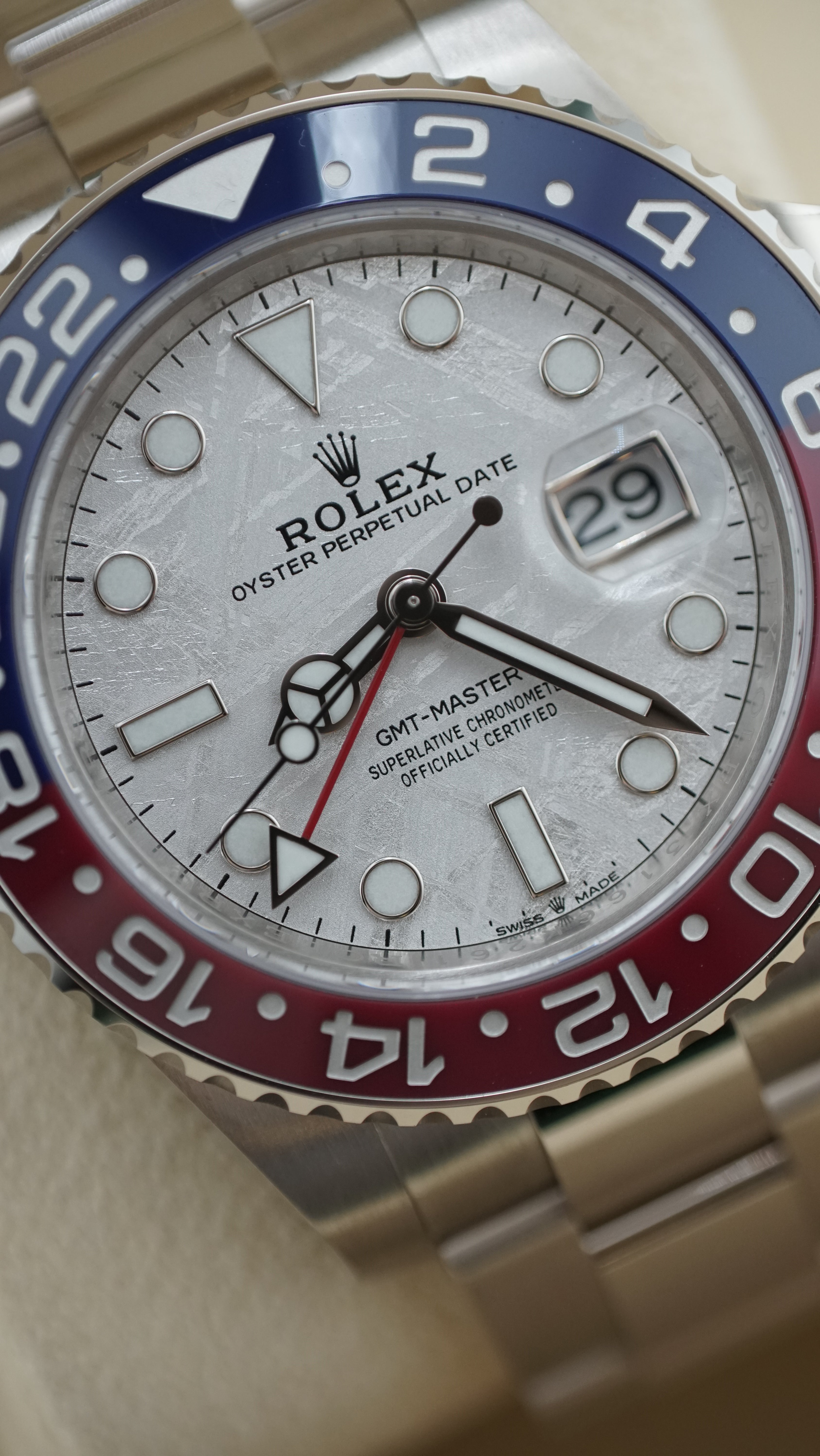 Rolex GMT Master II 126719BLRO Meteorite (Box & Papers 2025)