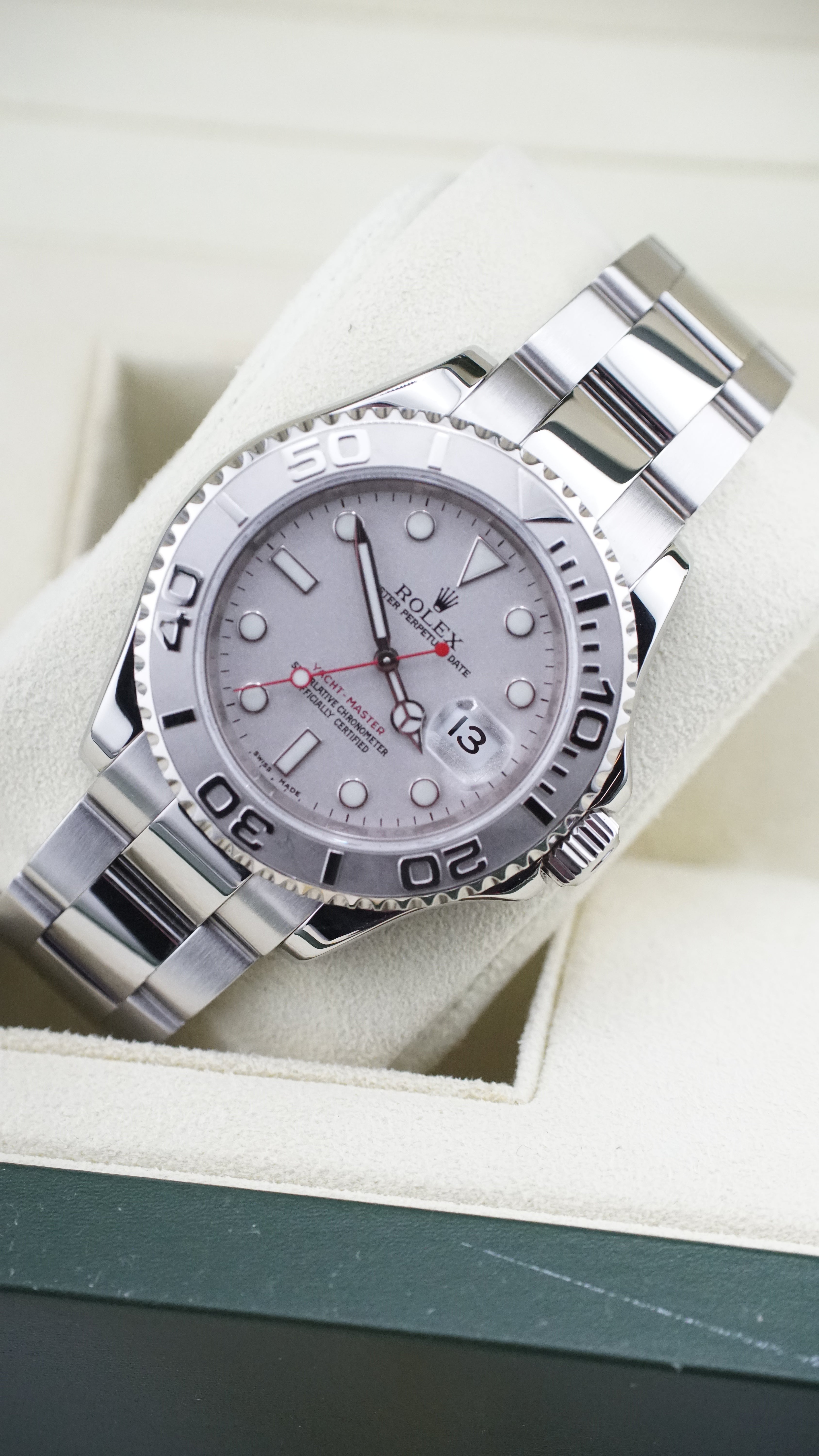 Rolex Yacht-master 16622 Platinum (2008 Box & Papers)