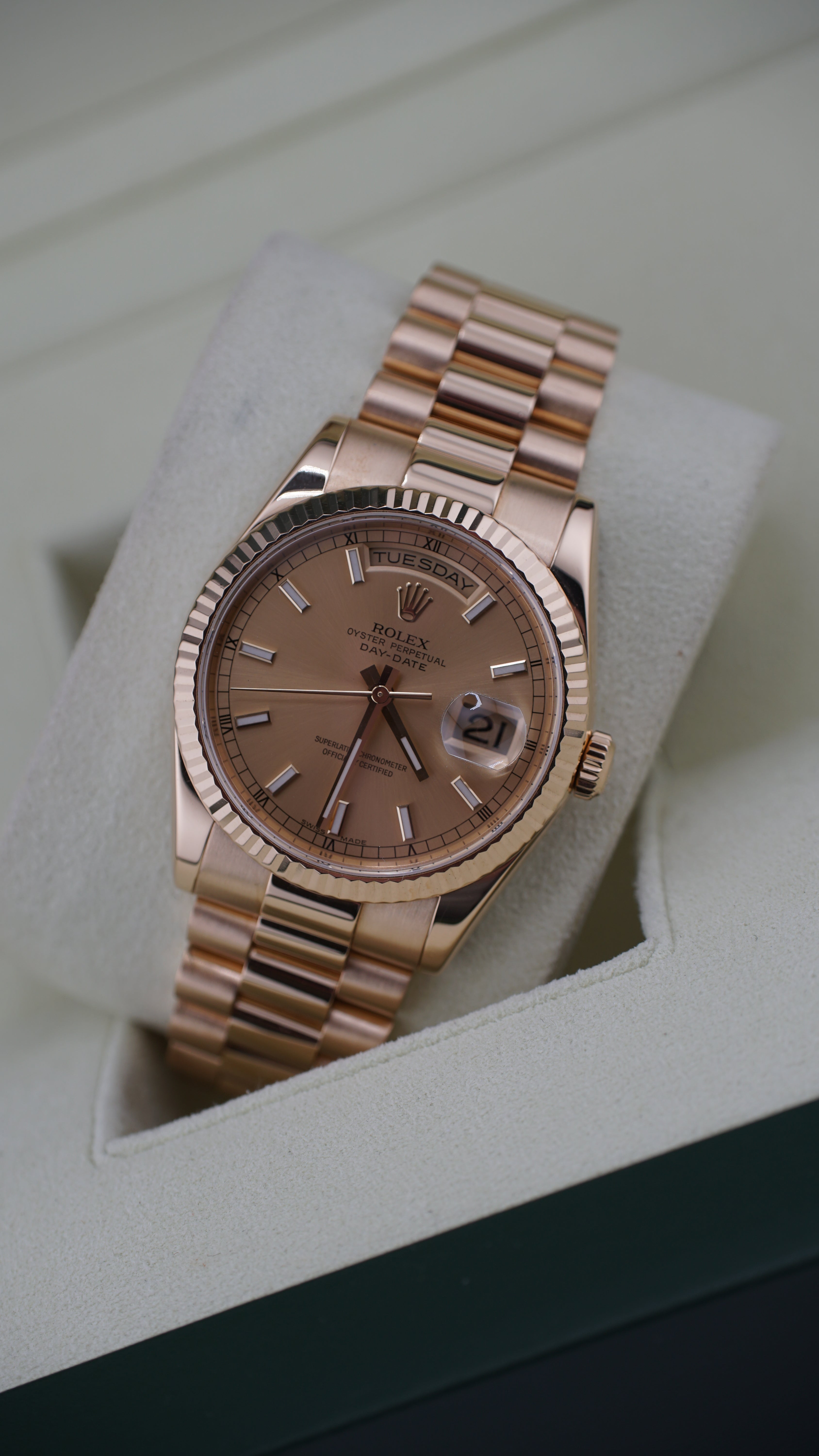 Rolex Day-date 118238 (2007 Box & Papers)