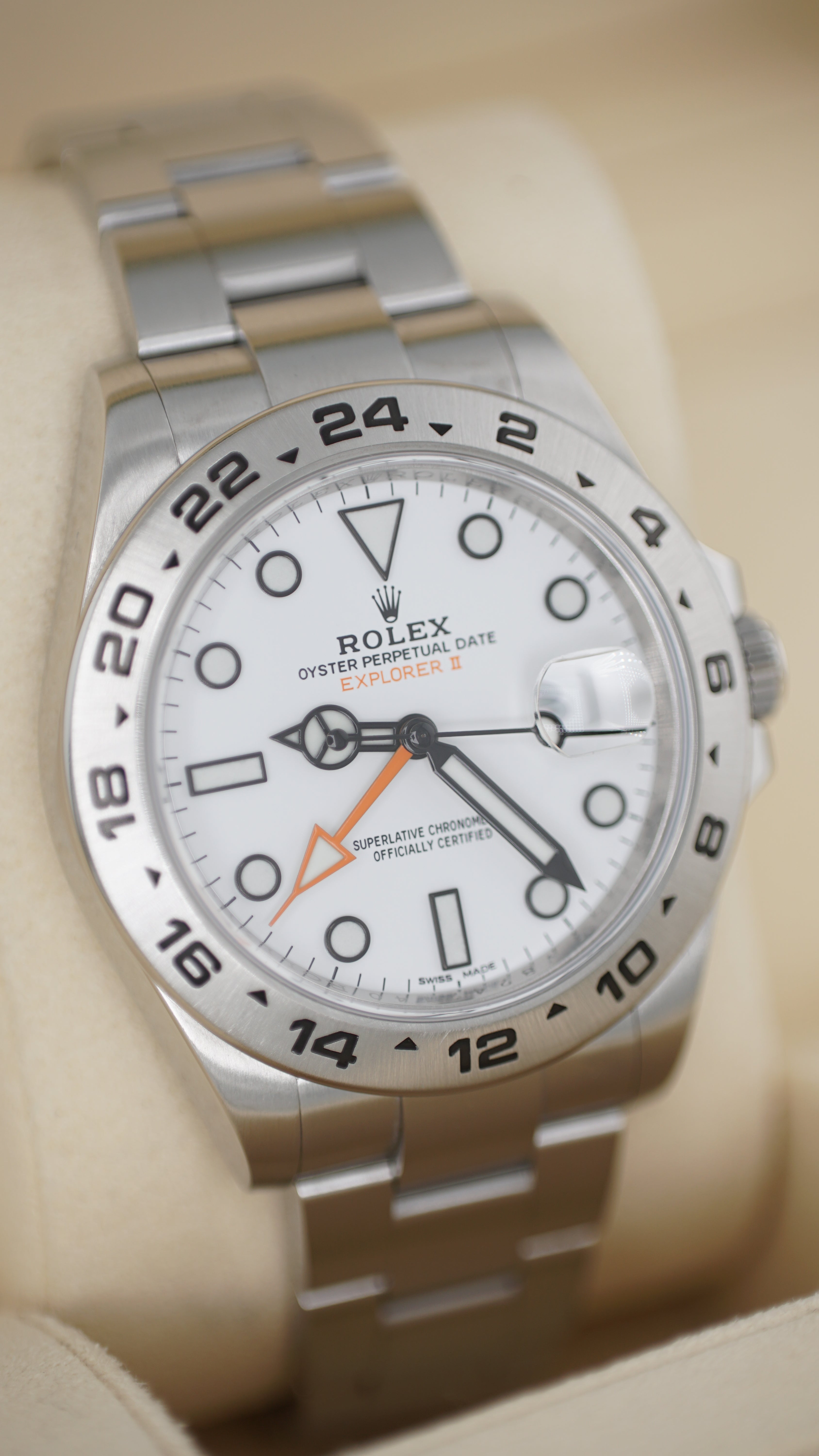 Rolex Explorer II 216570 "Polar" (Box & Papers 2019)