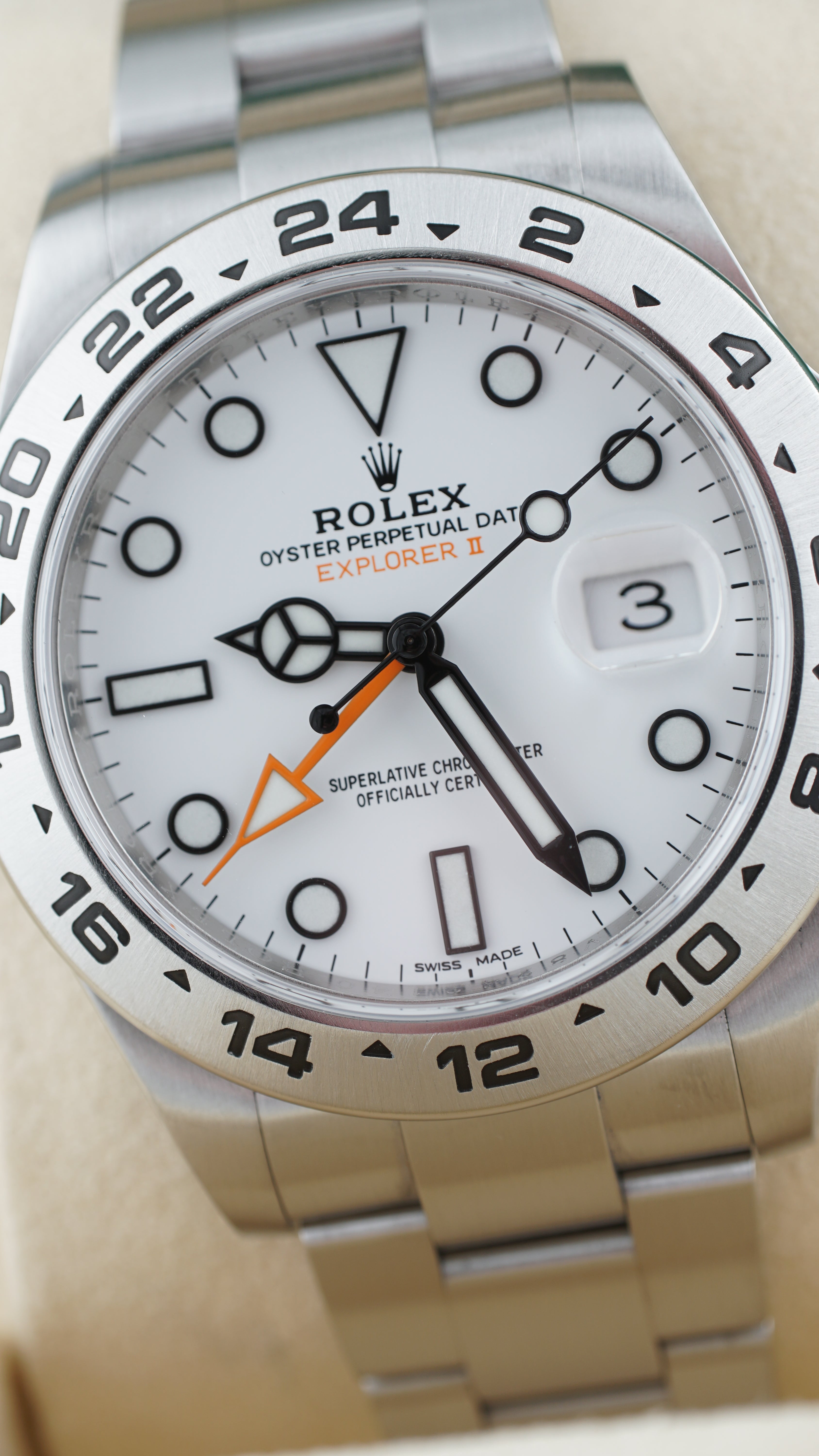 Rolex Explorer II 216570 "Polar" (Box & Papers 2019)