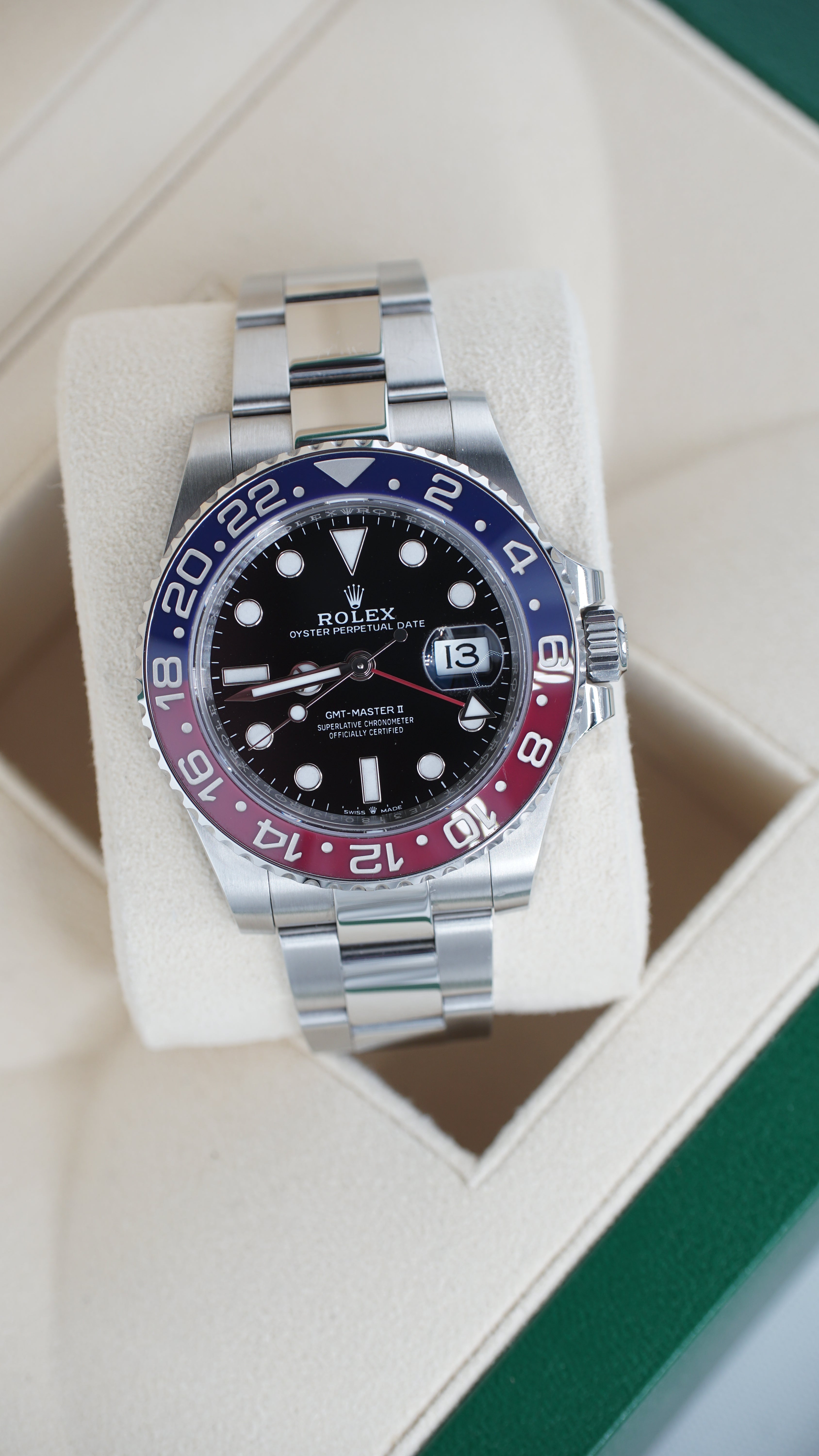 Rolex GMT Master 126710BLRO "PEPSI" Oyster (Box & Papers 2023)