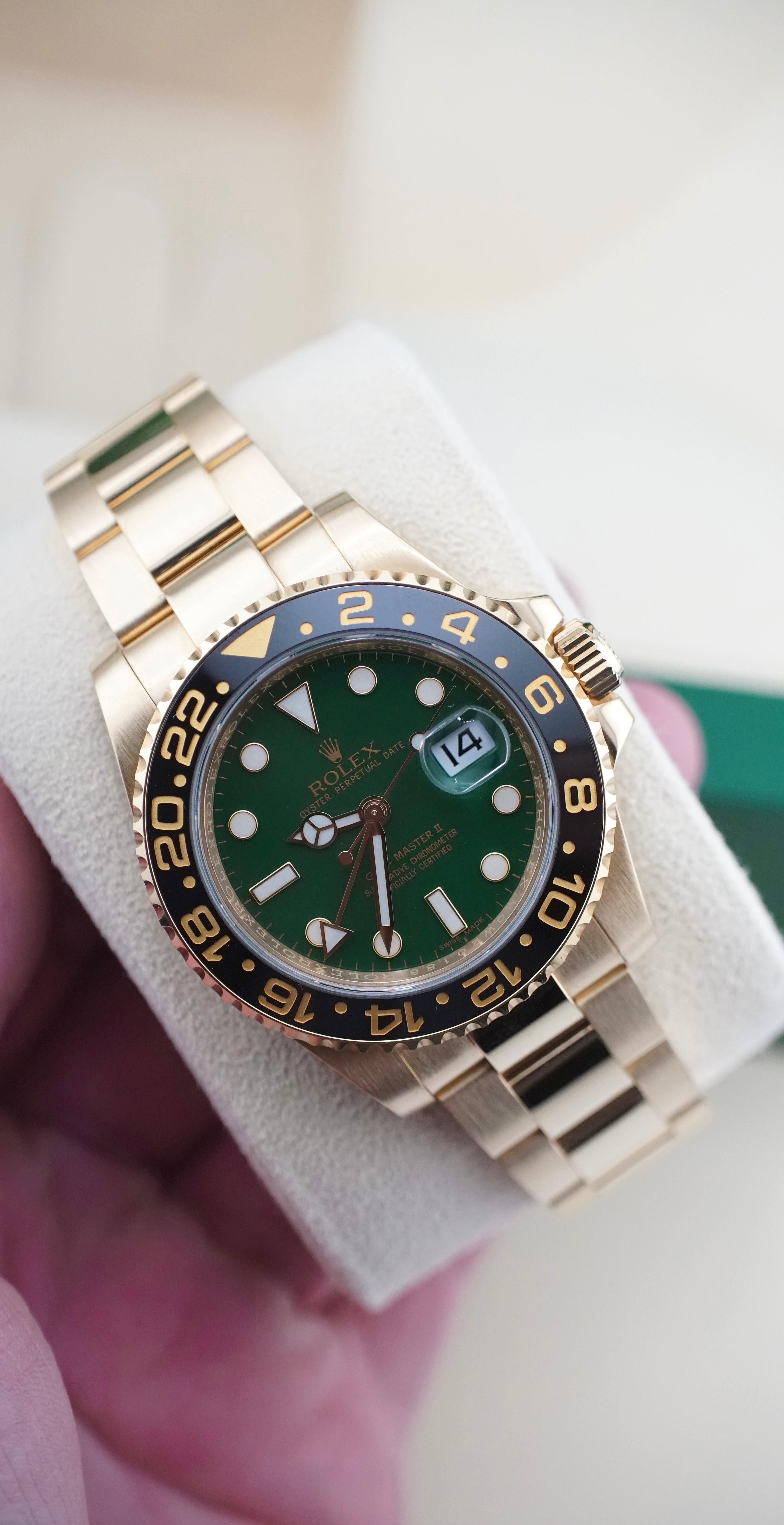 Rolex GMT Master "Money Green" 116718LN (Box & Papers)