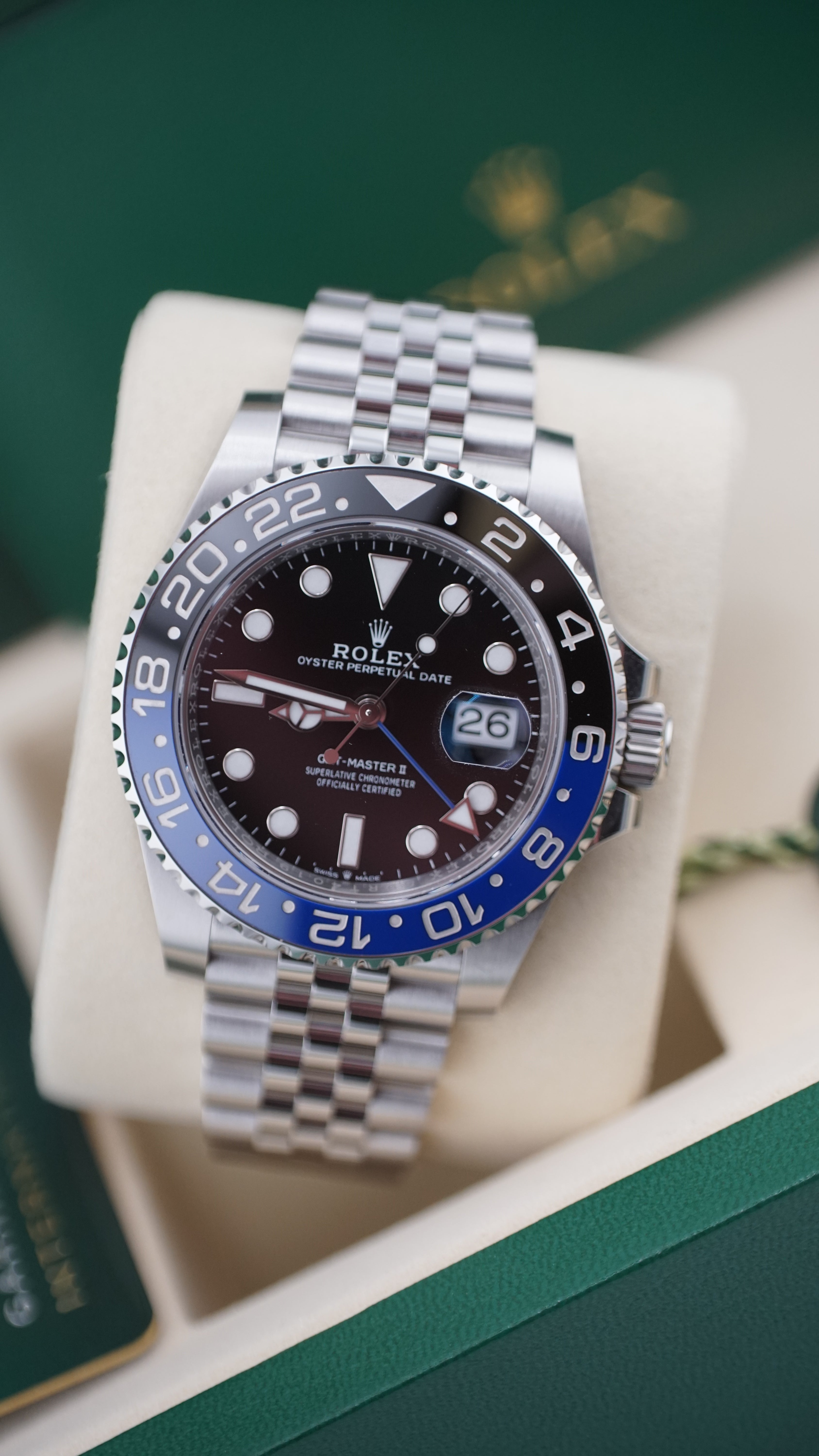 Rolex GMT Master II 126710BLNR "Batgirl" (2025 UNWORN Box & Papers)
