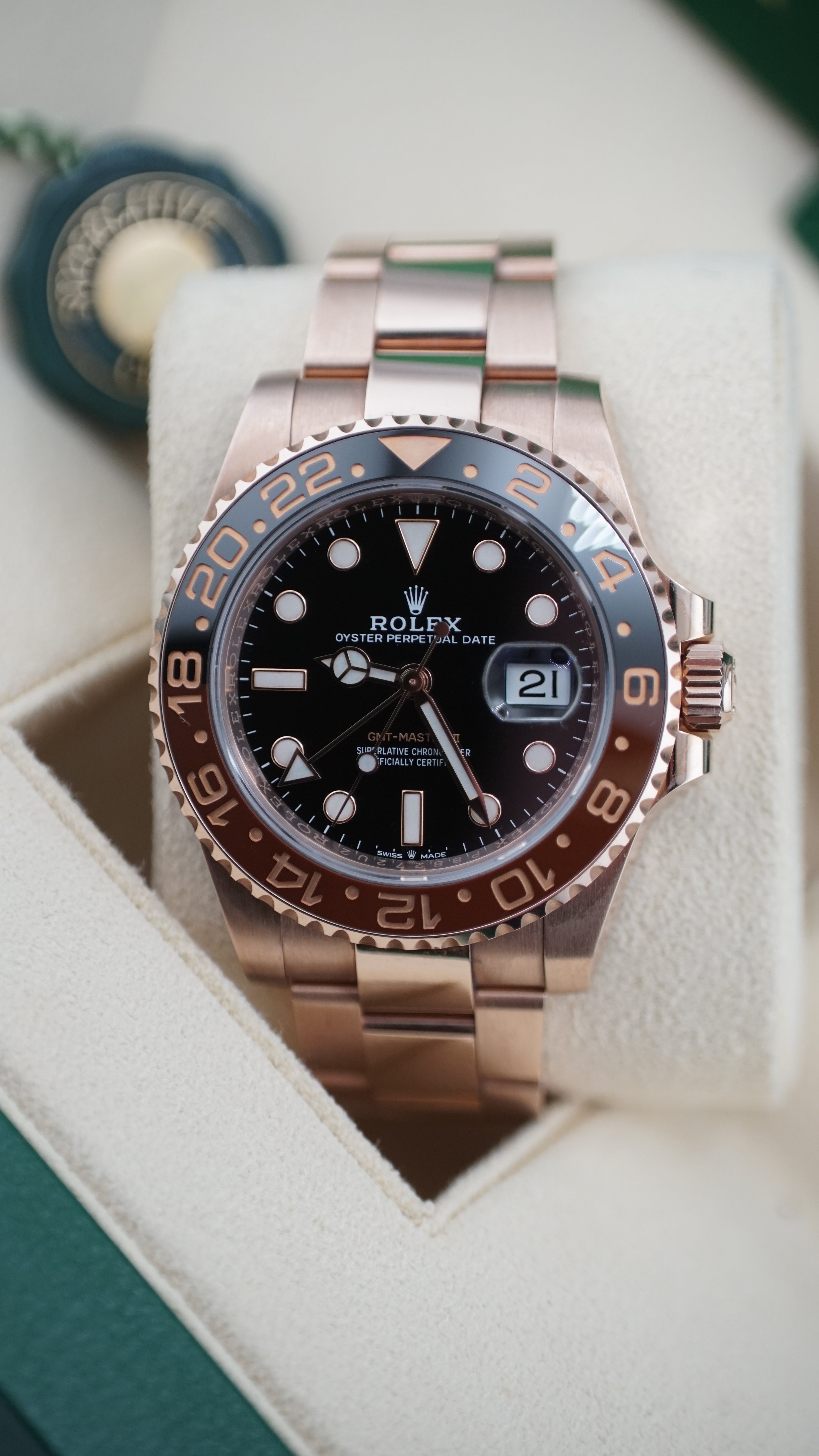 Rolex GMT Master II 126715CHNR (2020 Box & Papers)