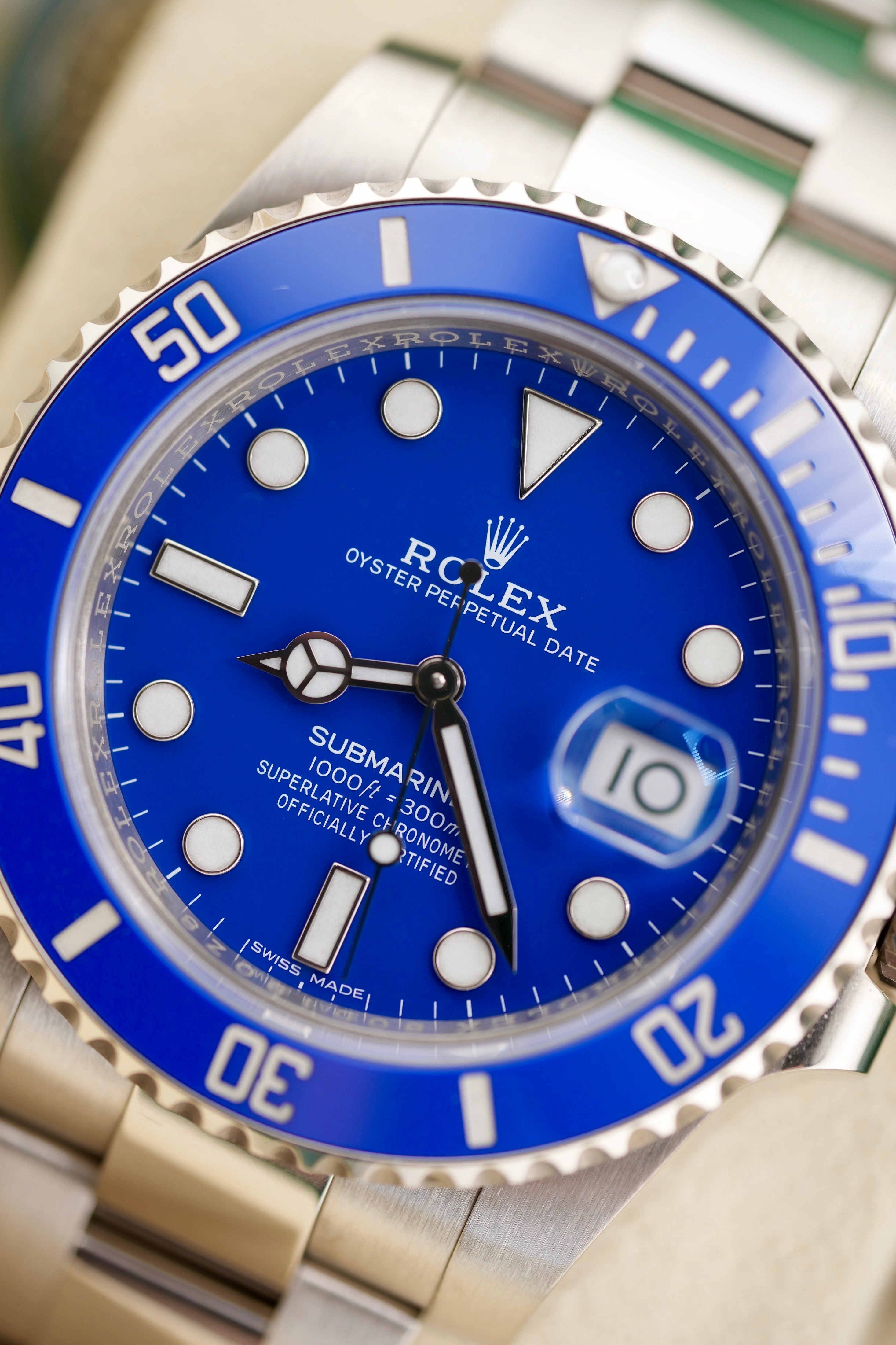Rolex Submariner 116619LB "Smurf" (Box & Papers)