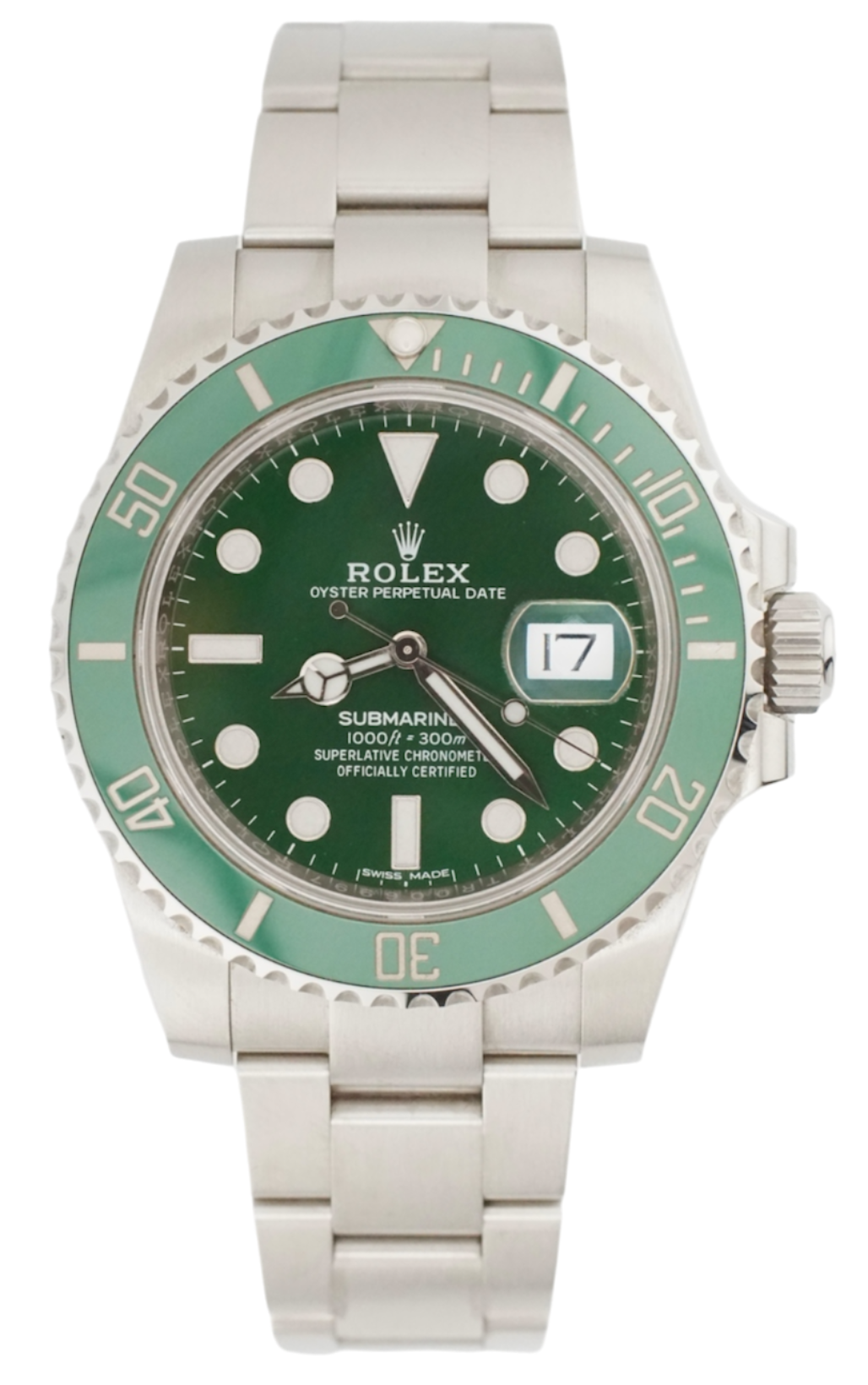 Rolex Submariner 116610LV "Hulk" (2017 Box & Papers)