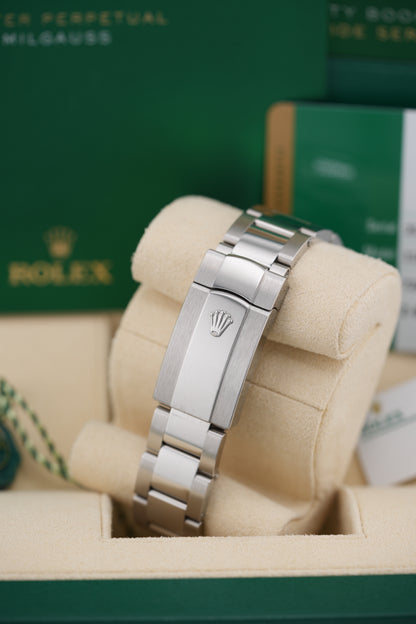 Rolex Milgauss 116400GV "Z-Blue" (2019 Box & Papers)