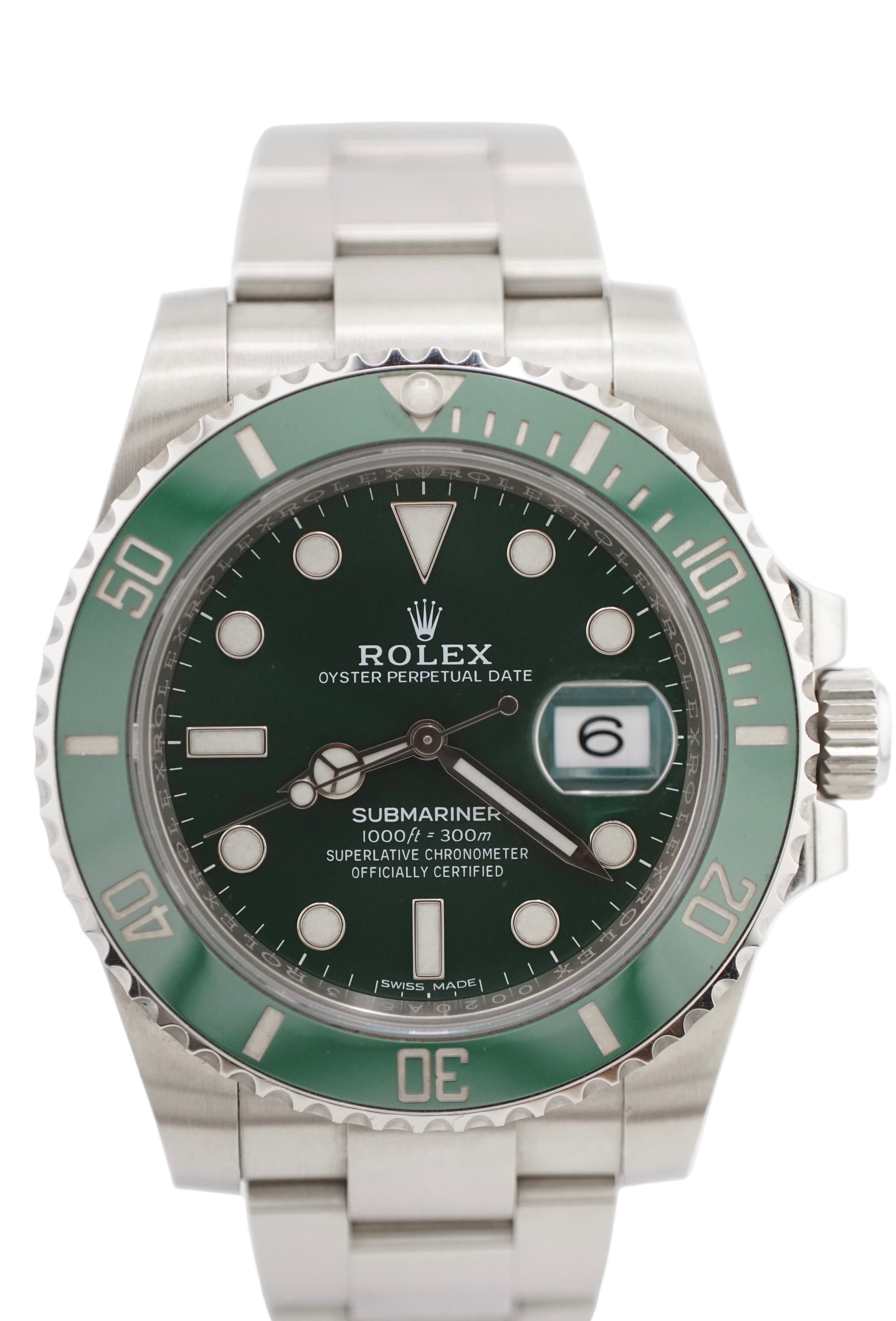 Rolex Submariner 116610LV "HULK" (2020 NEW CARD BOX & PAPERS)