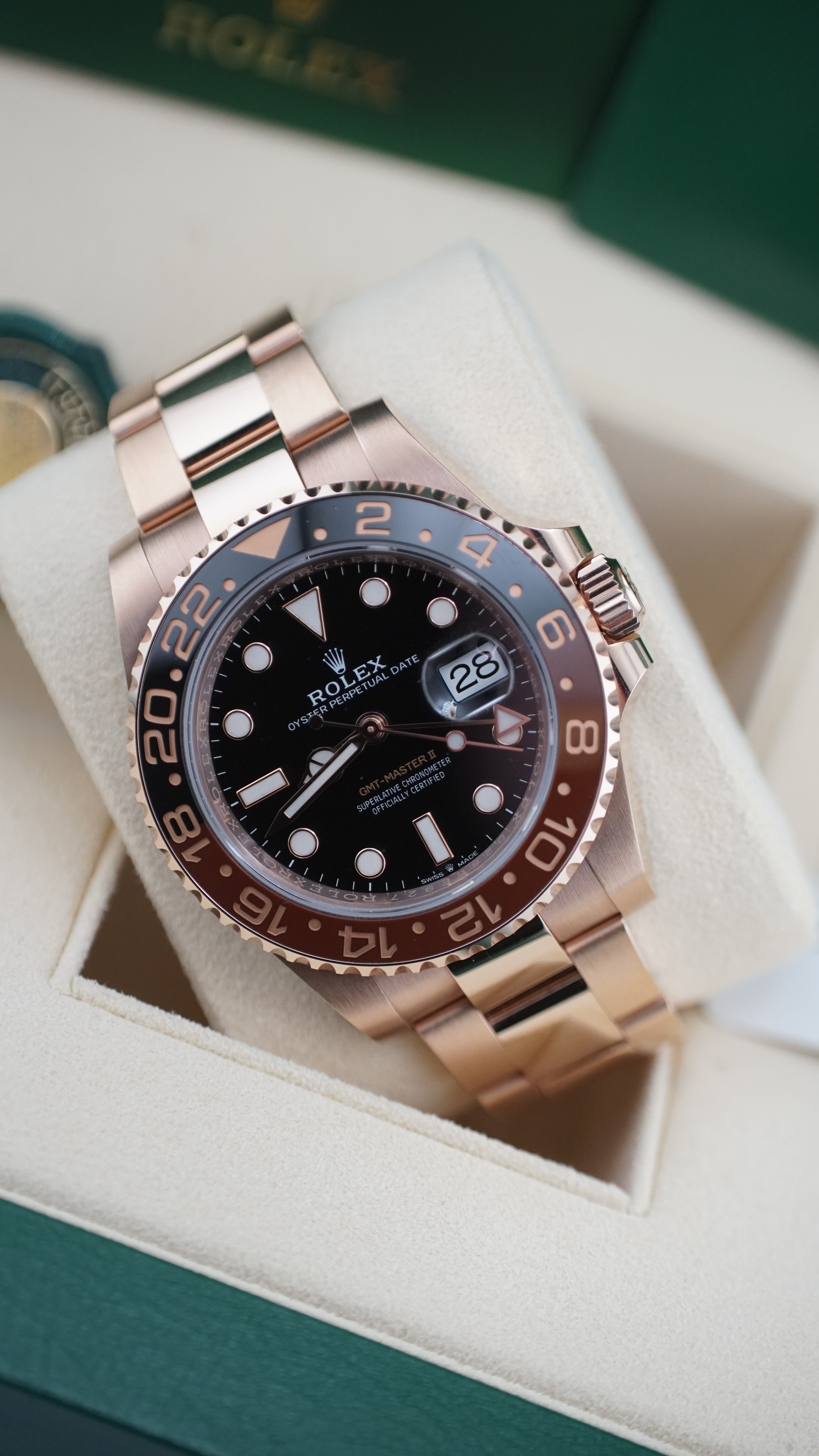 Rolex GMT Master II 126715CHNR (2018 Box & Papers)