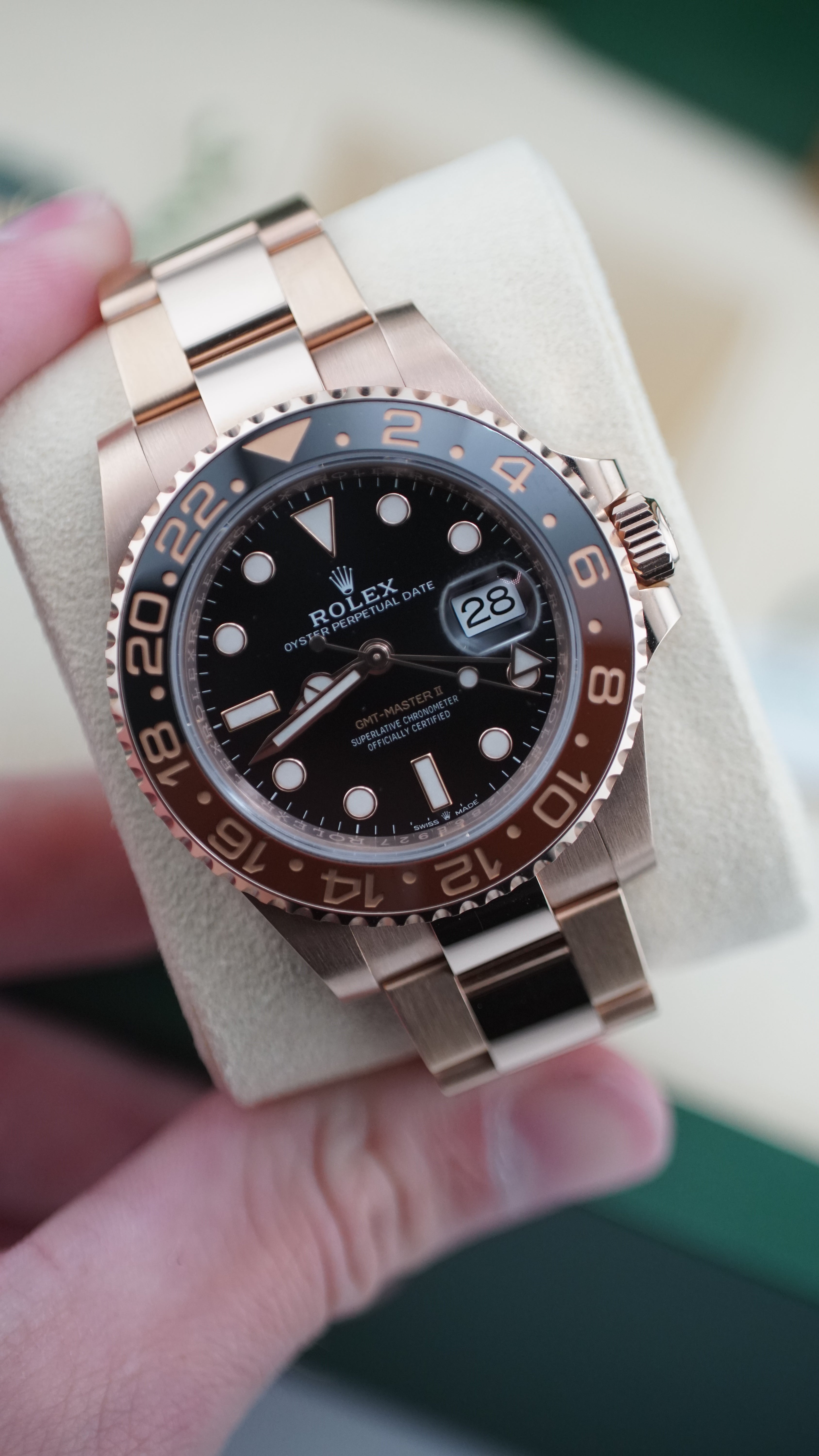 Rolex GMT Master II 126715CHNR (2018 Box & Papers)
