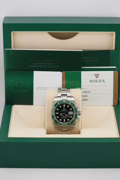 Rolex Submariner 116610LV "Hulk" (2026 RSC + 2017 Box & Papers)