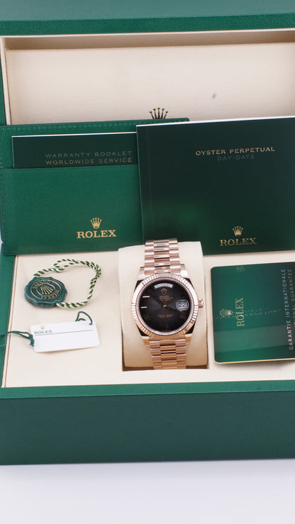 Rolex Day Date 40mm "Ombre Dial" (2025 NEW Box & Papers)