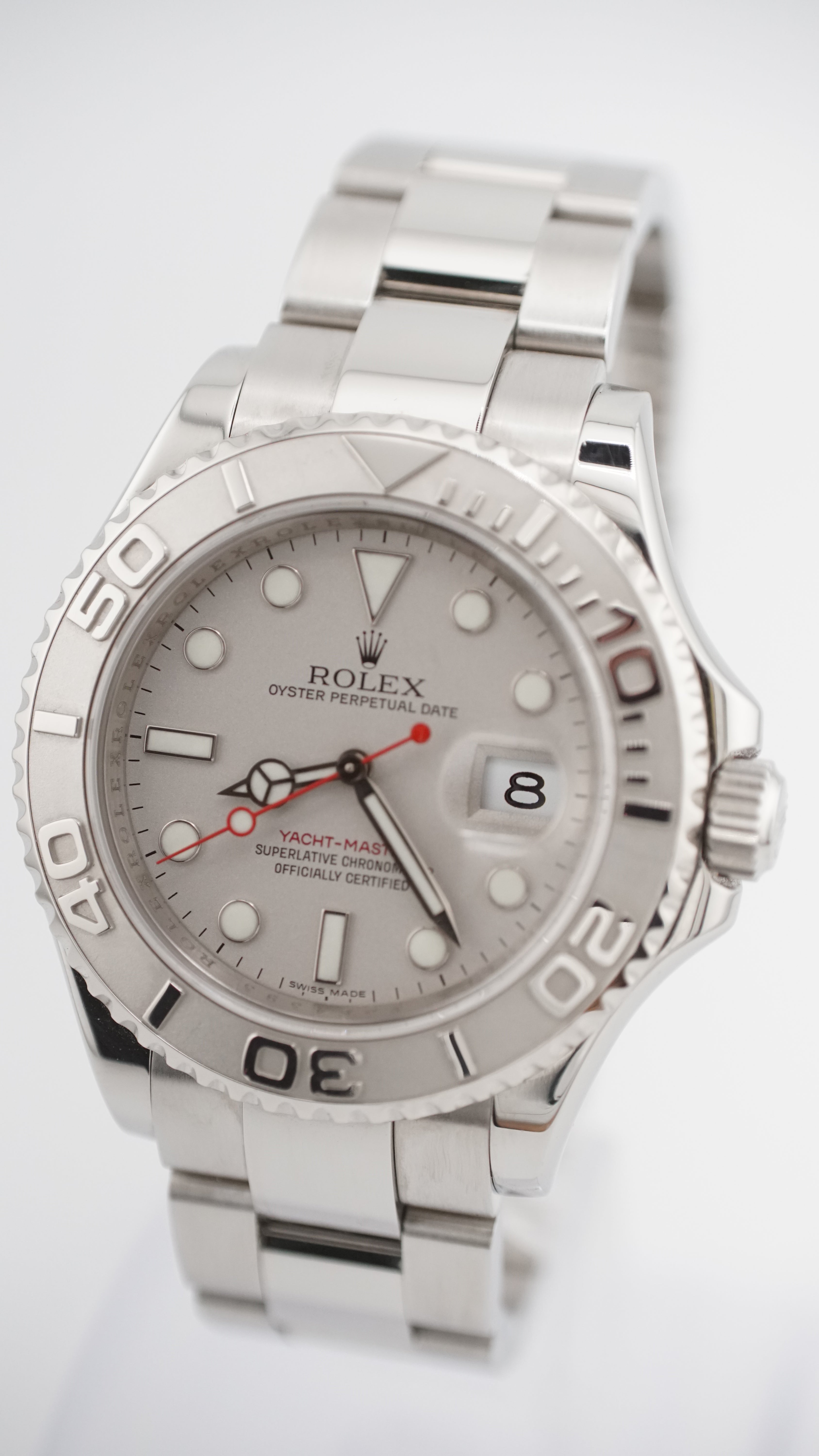 Rolex Yacht-Master Platinum 16622 (2009 Box & Papers)