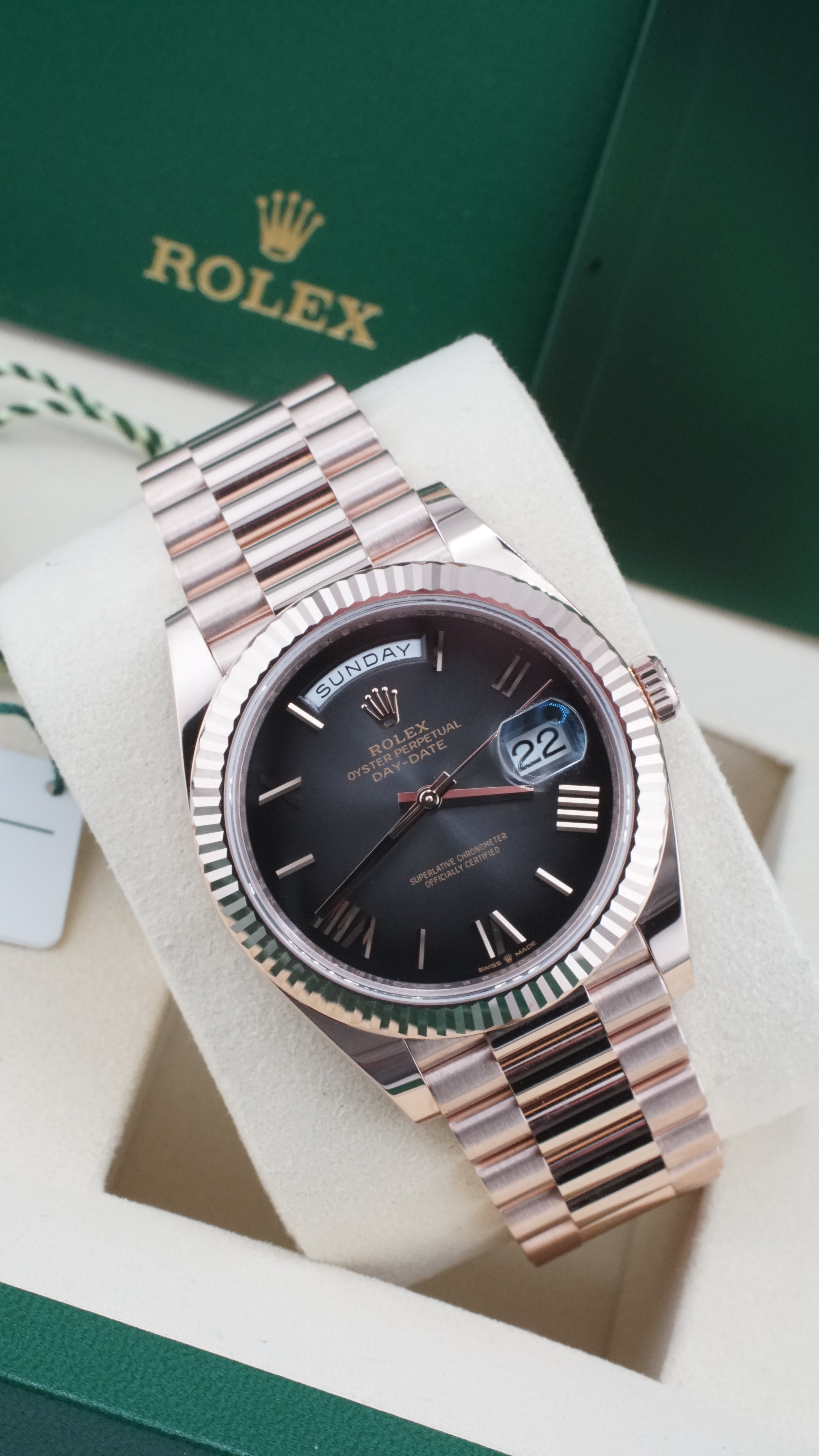 Rolex Day Date 40mm "Ombre Dial" (2025 NEW Box & Papers)
