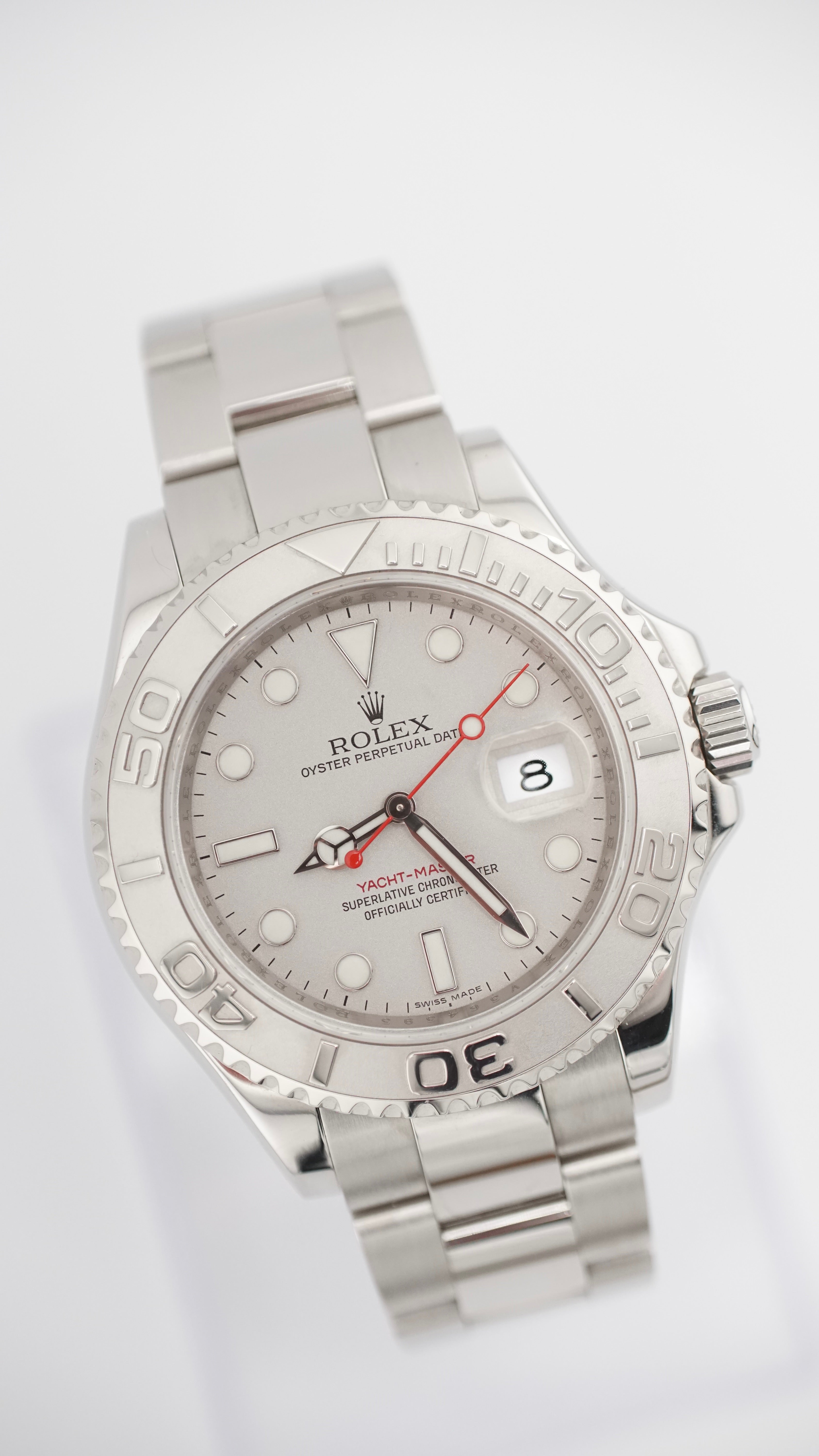 Rolex Yacht-Master Platinum 16622 (2009 Box & Papers)