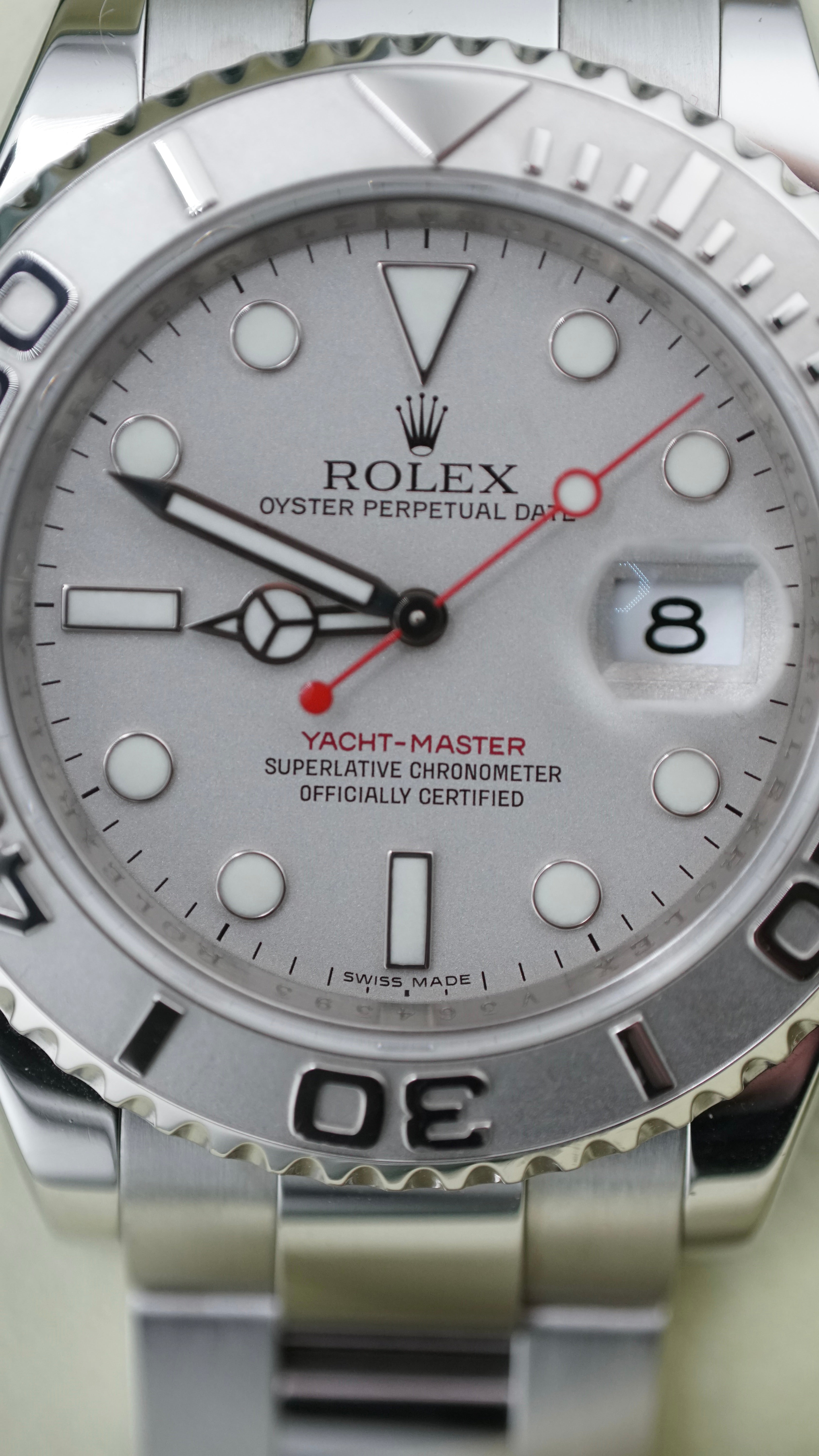 Rolex Yacht-Master Platinum 16622 (2009 Box & Papers)