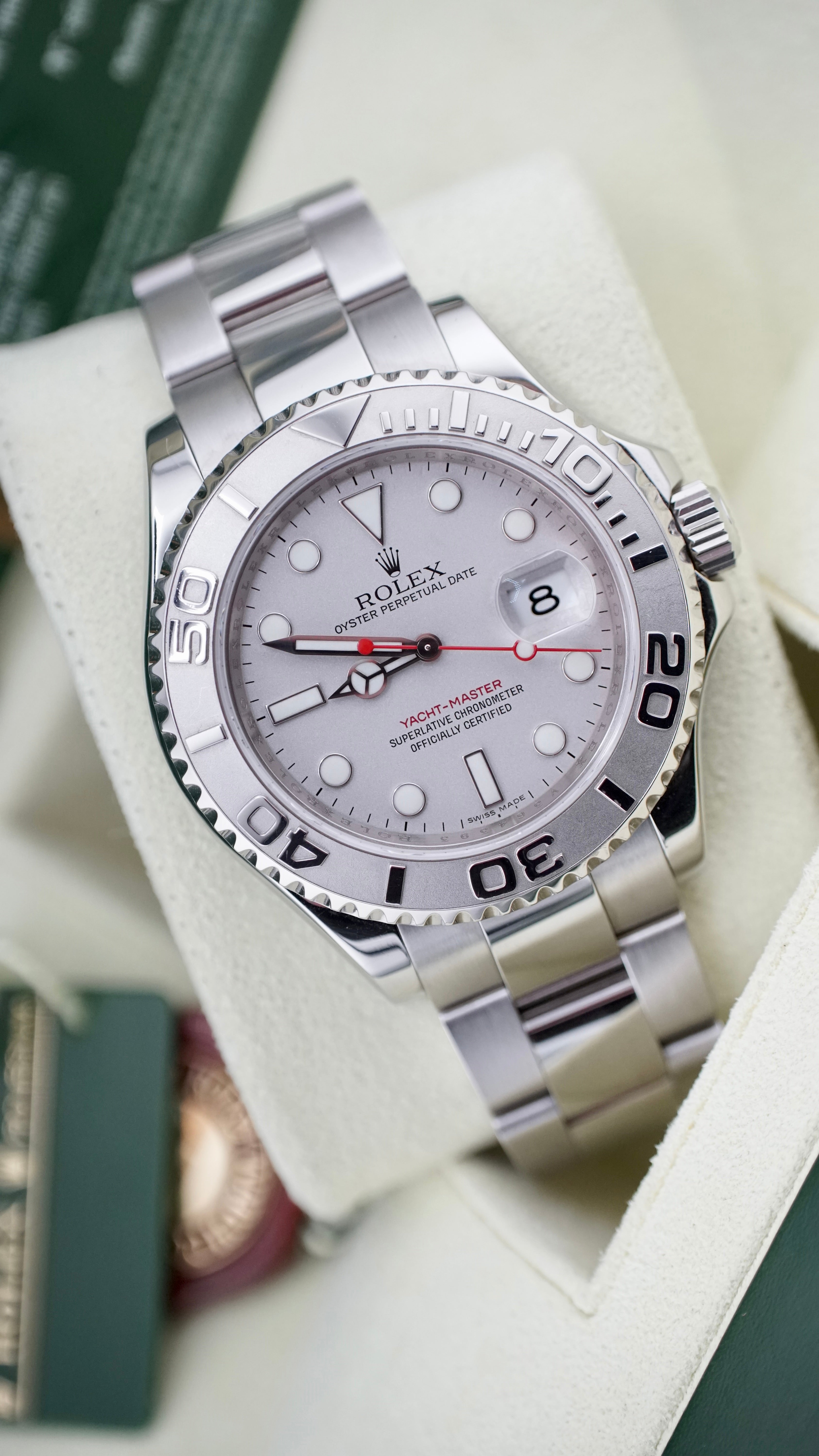 Rolex Yacht-master 16622 "Platinum" (Box & Papers)