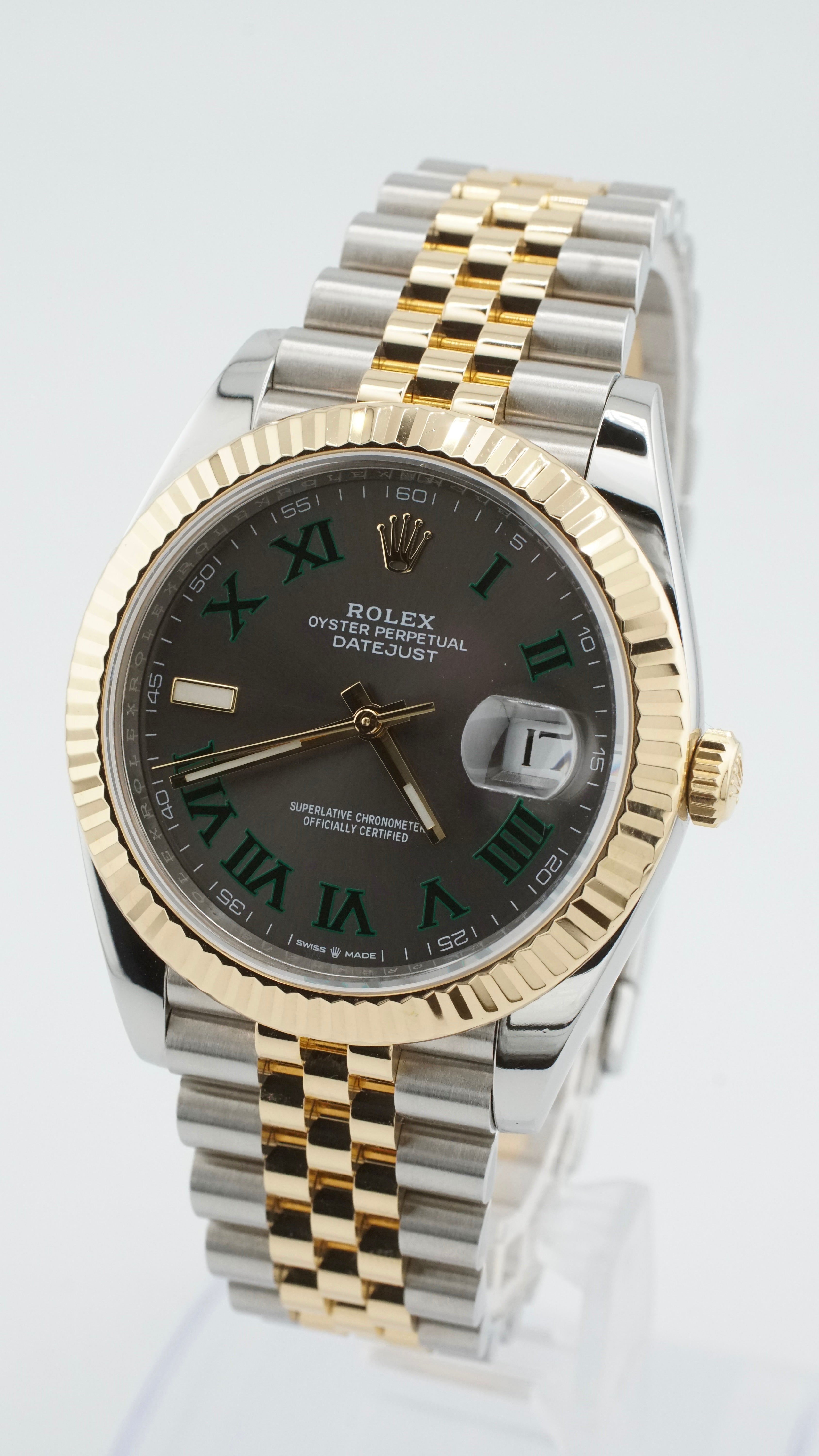 Rolex Datejust 41mm "Wimbledon" 126333 (2020 Box & Papers)