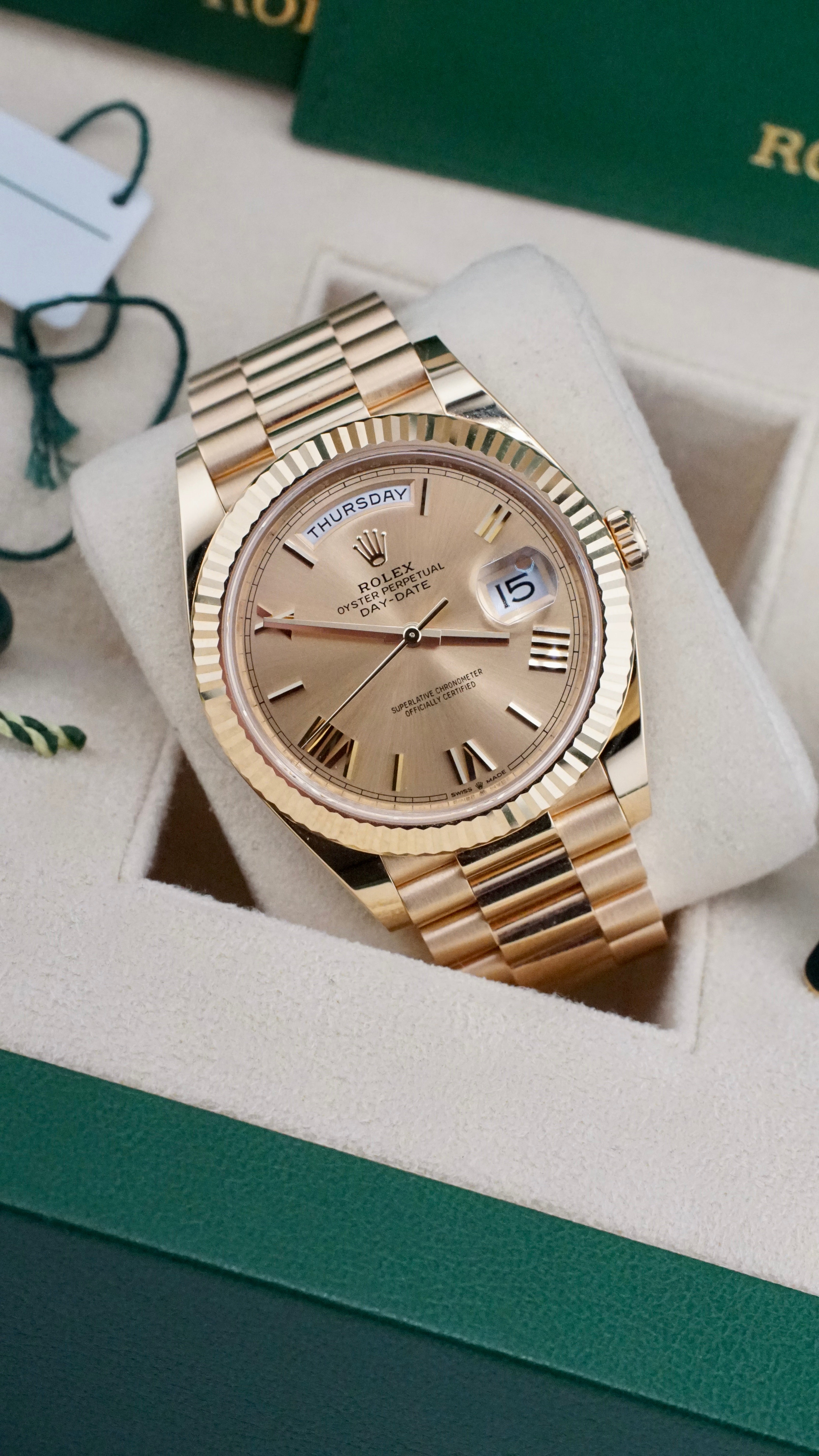 Rolex Day-date 40 228238 (2025 Box & Papers)