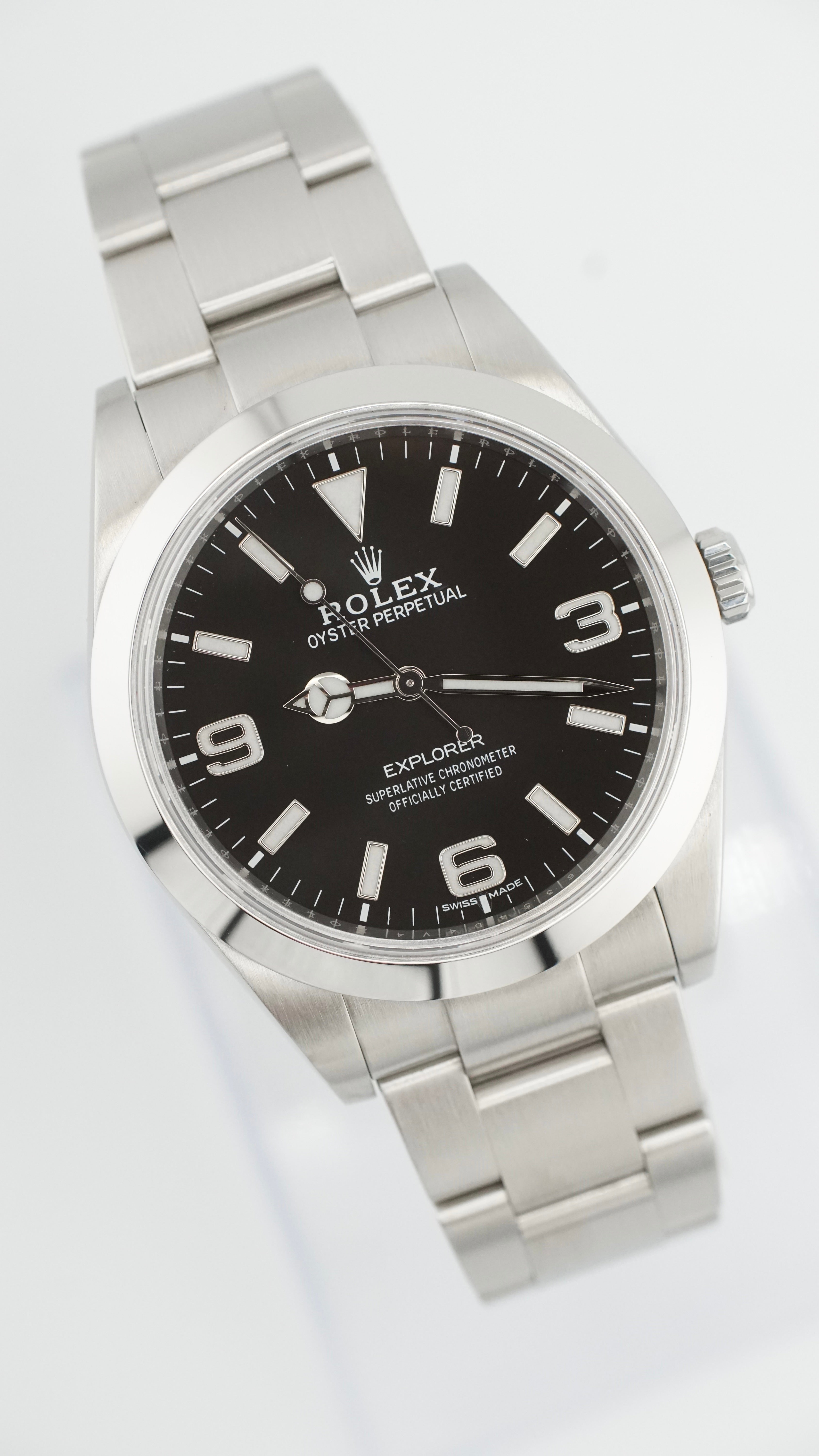 Rolex Explorer 39mm 214270 (2020 NEW CARD Box & Papers)