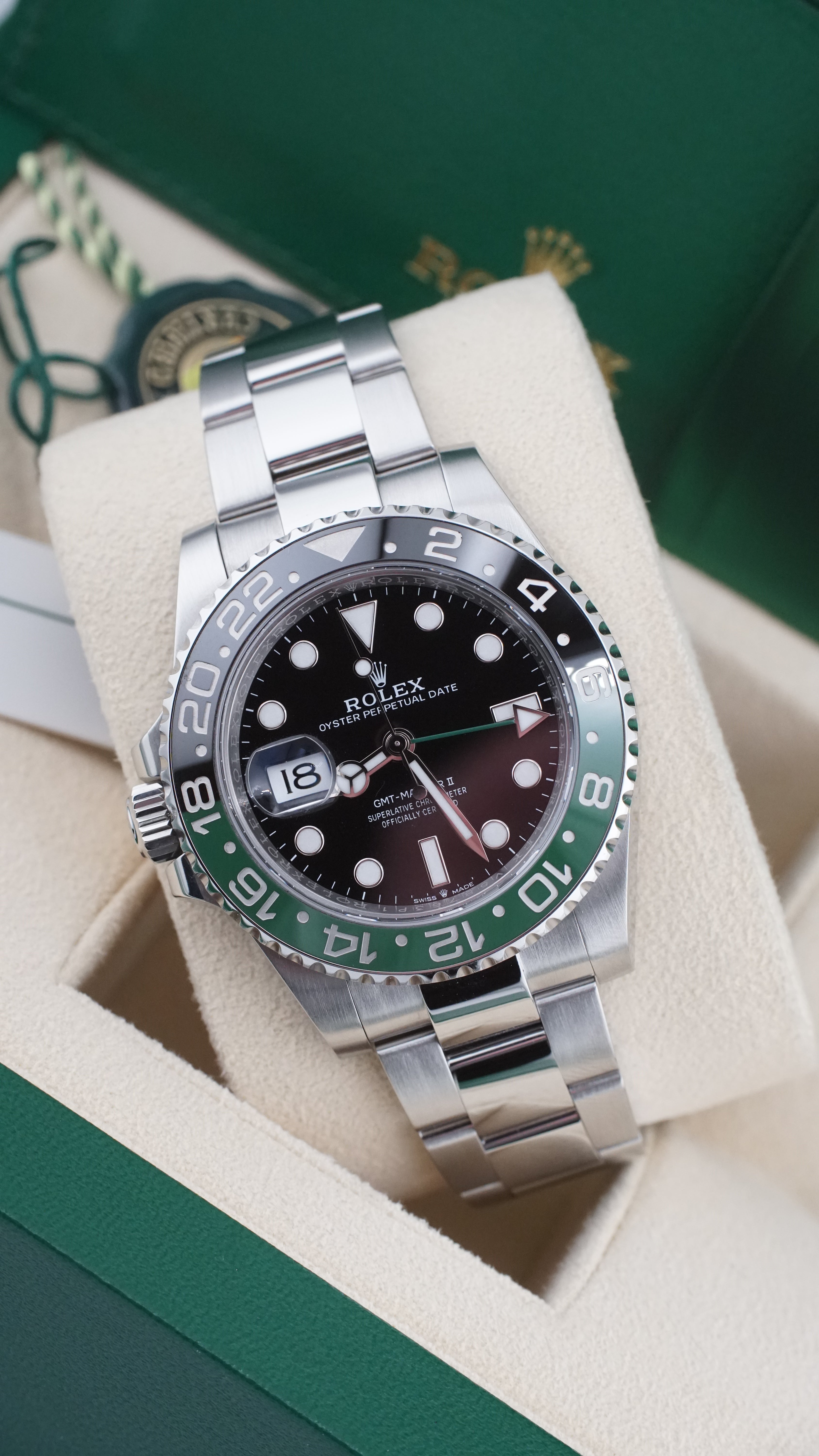 Rolex GMT Master II "Sprite" 126720VTNR (2024 Box & Papers)