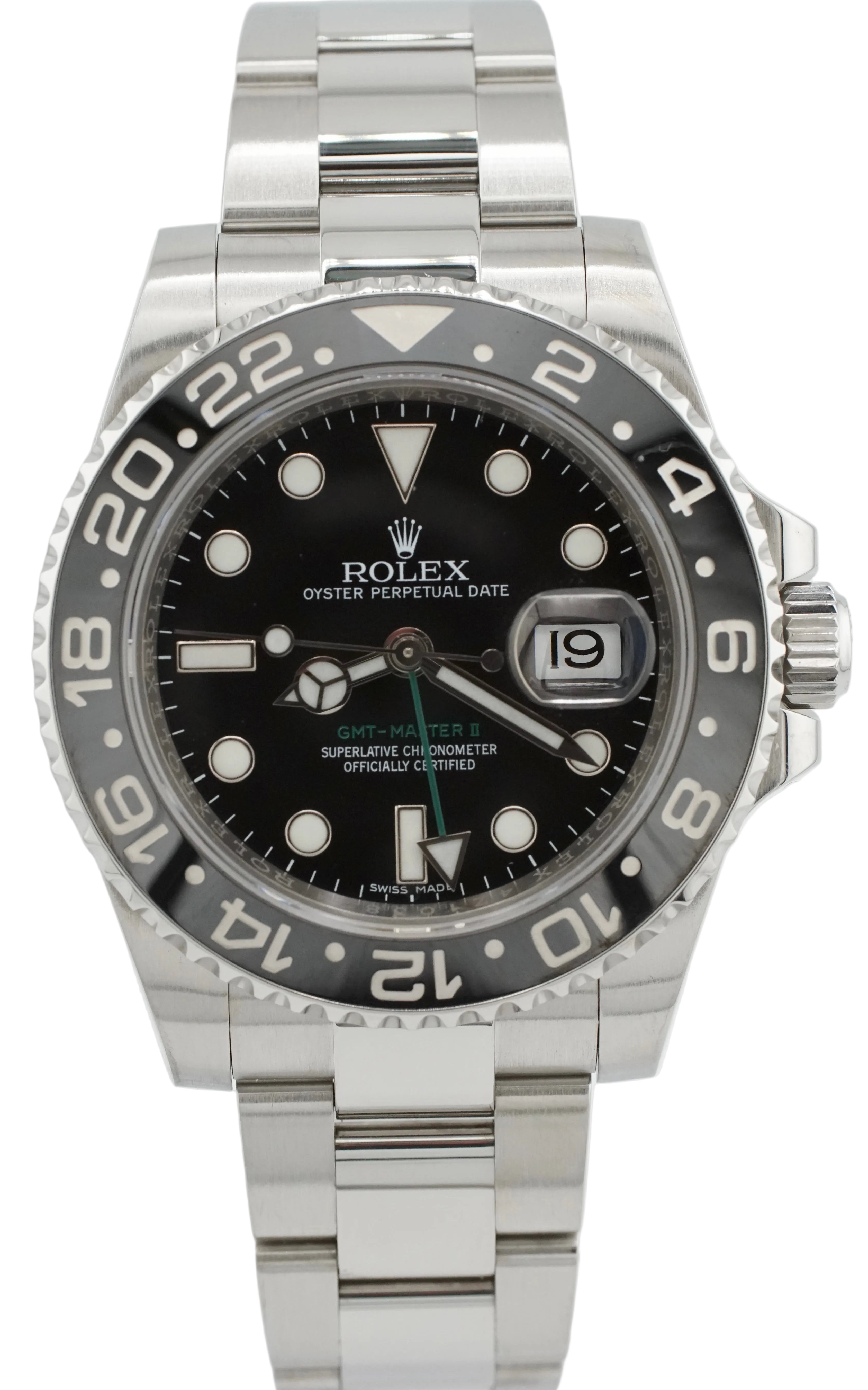 Rolex GMT Master "Green Arrow" 116710LN (2017 Box & Papers)
