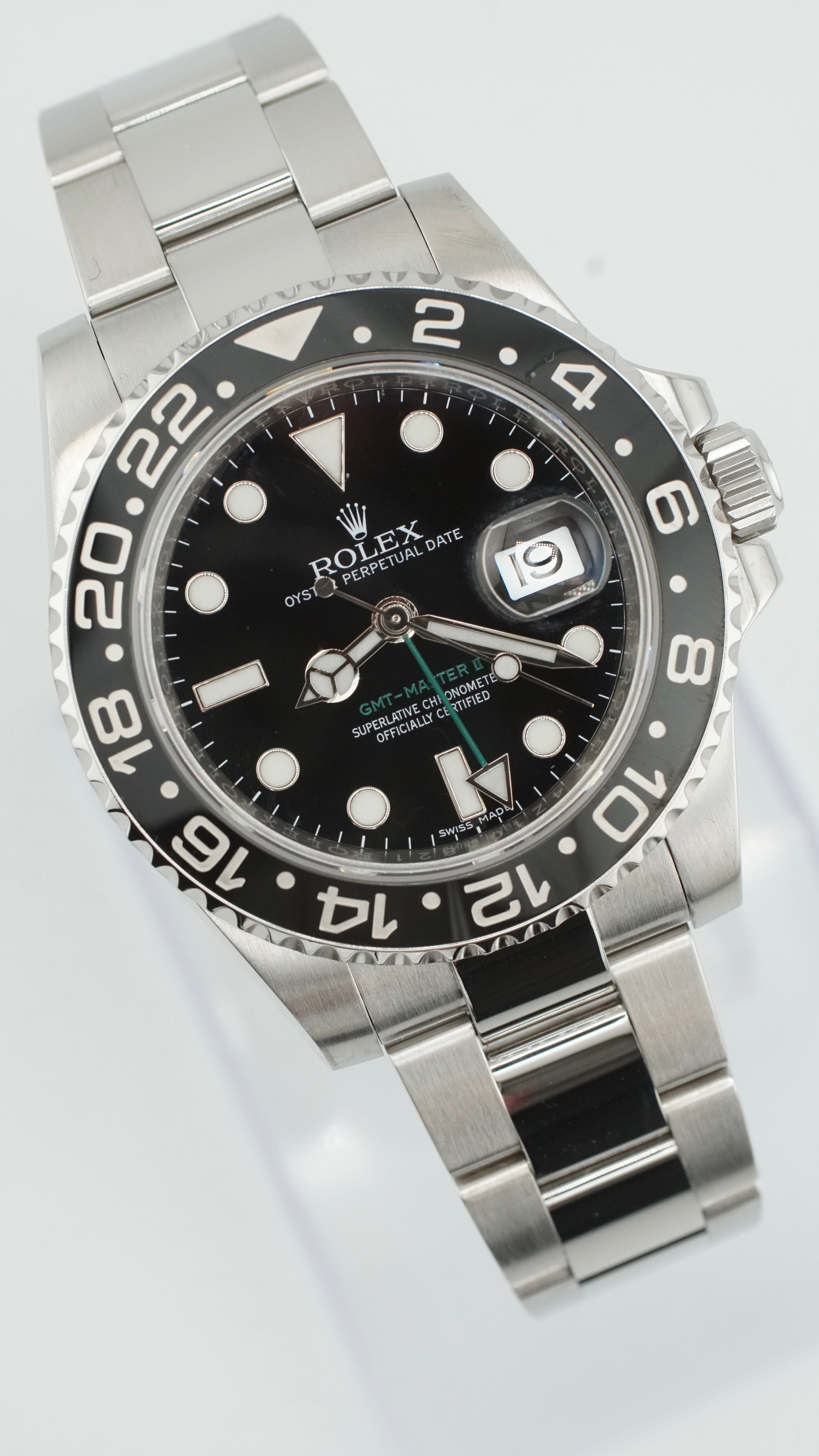 Rolex GMT Master "Green Arrow" 116710LN (2017 Box & Papers)
